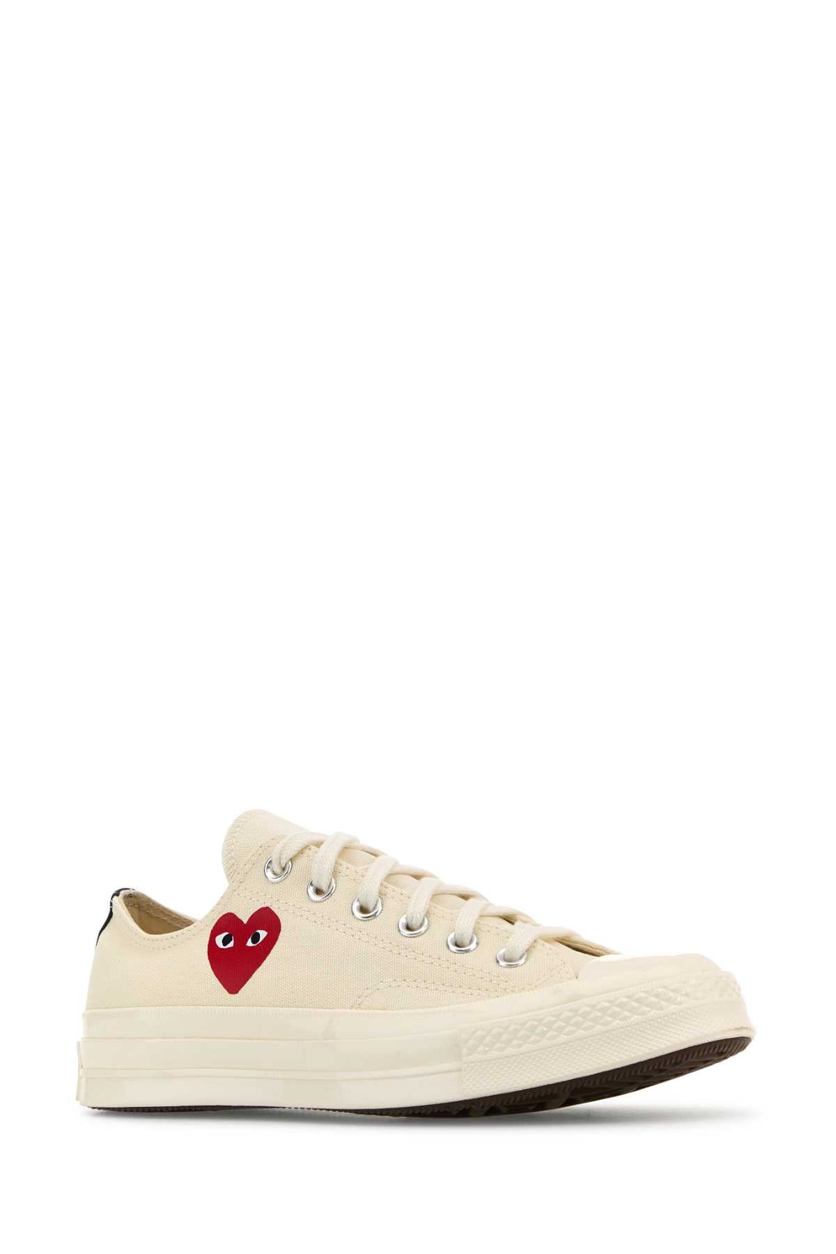 COMME DES GARCONS PLAY Canvas Sneakers for Men - Fall 2025 Edition