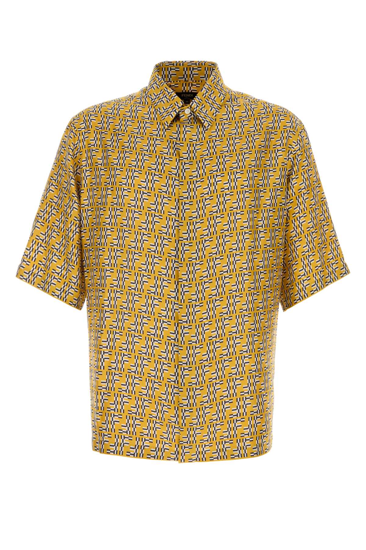 FENDI Printed Silk Shirt for Men - 24W Collection