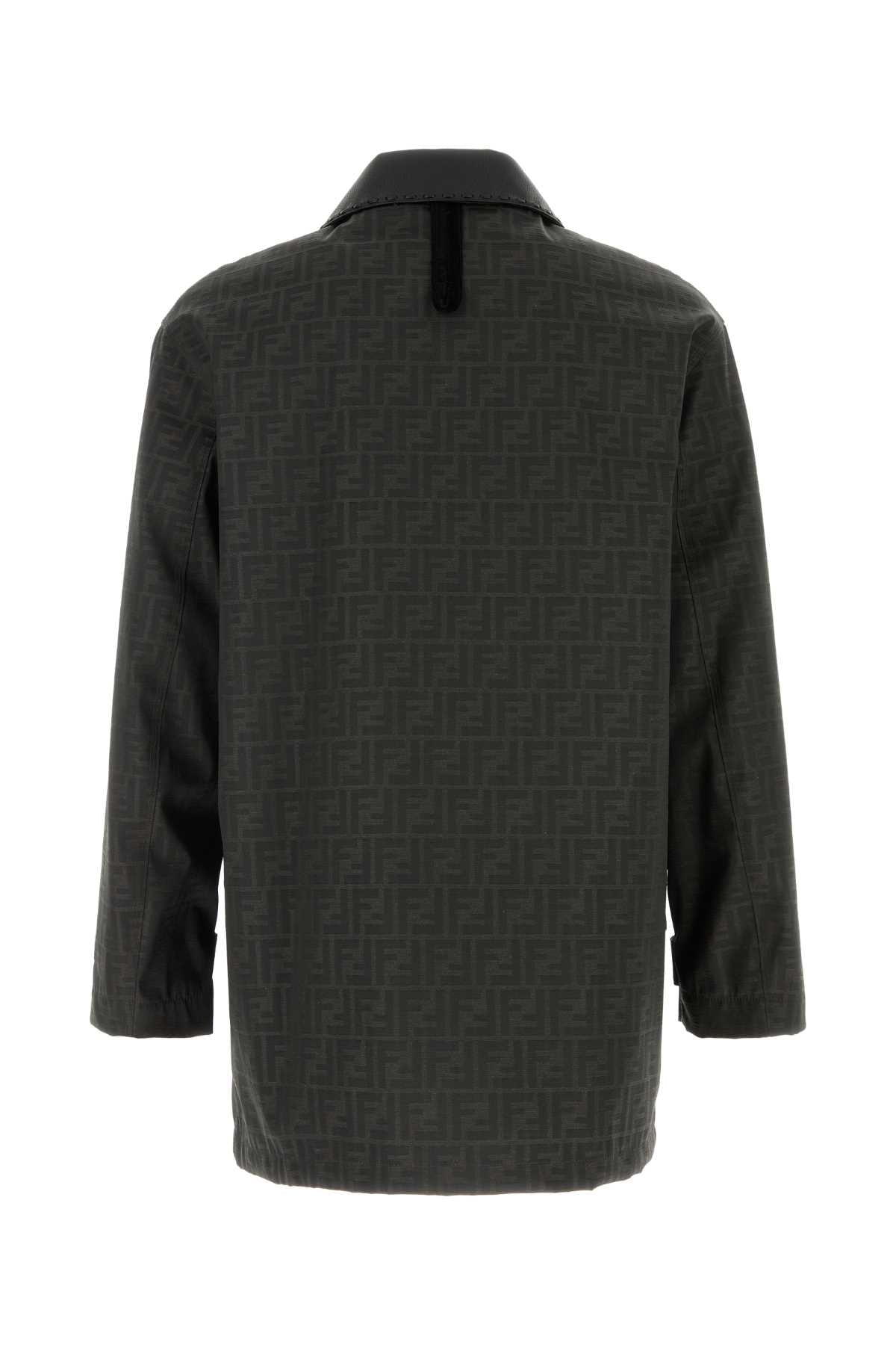 FENDI Embroidered Canvas Jacket for Men