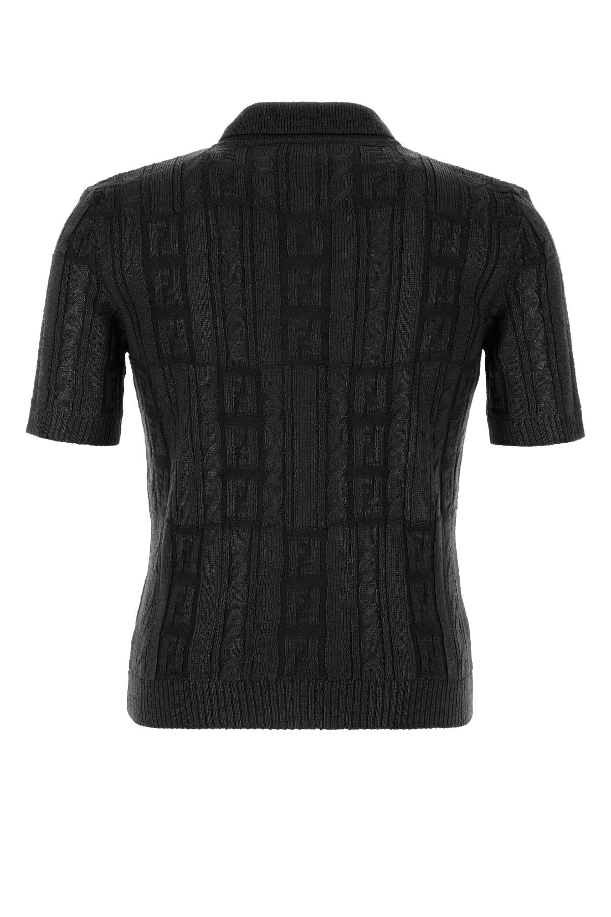 FENDI Men's Wool Polo Shirt