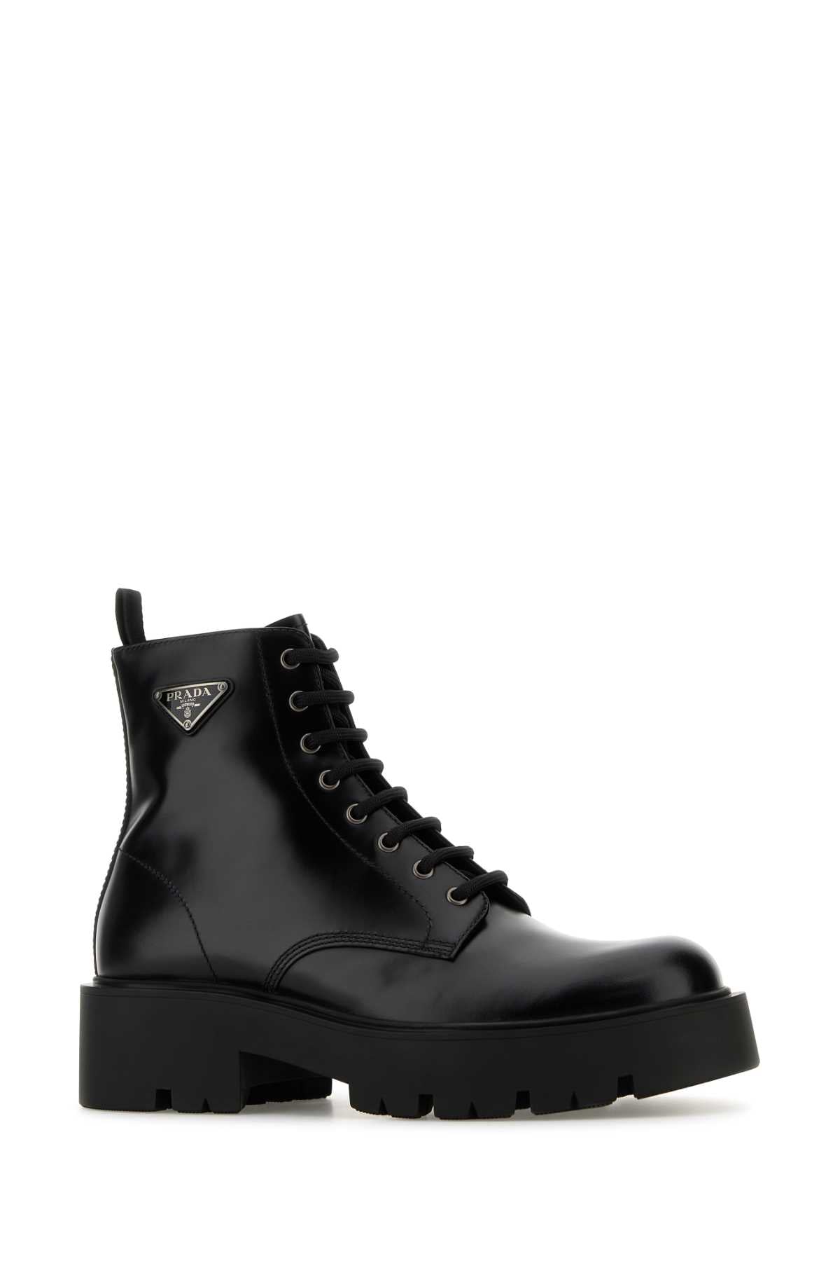 PRADA Men's Premium Leather Ankle Boots