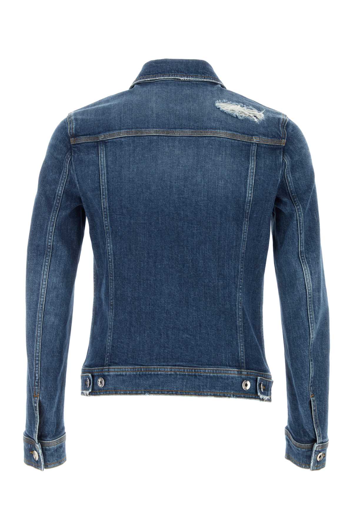 DOLCE & GABBANA Classic Stretch Denim Jacket for Men