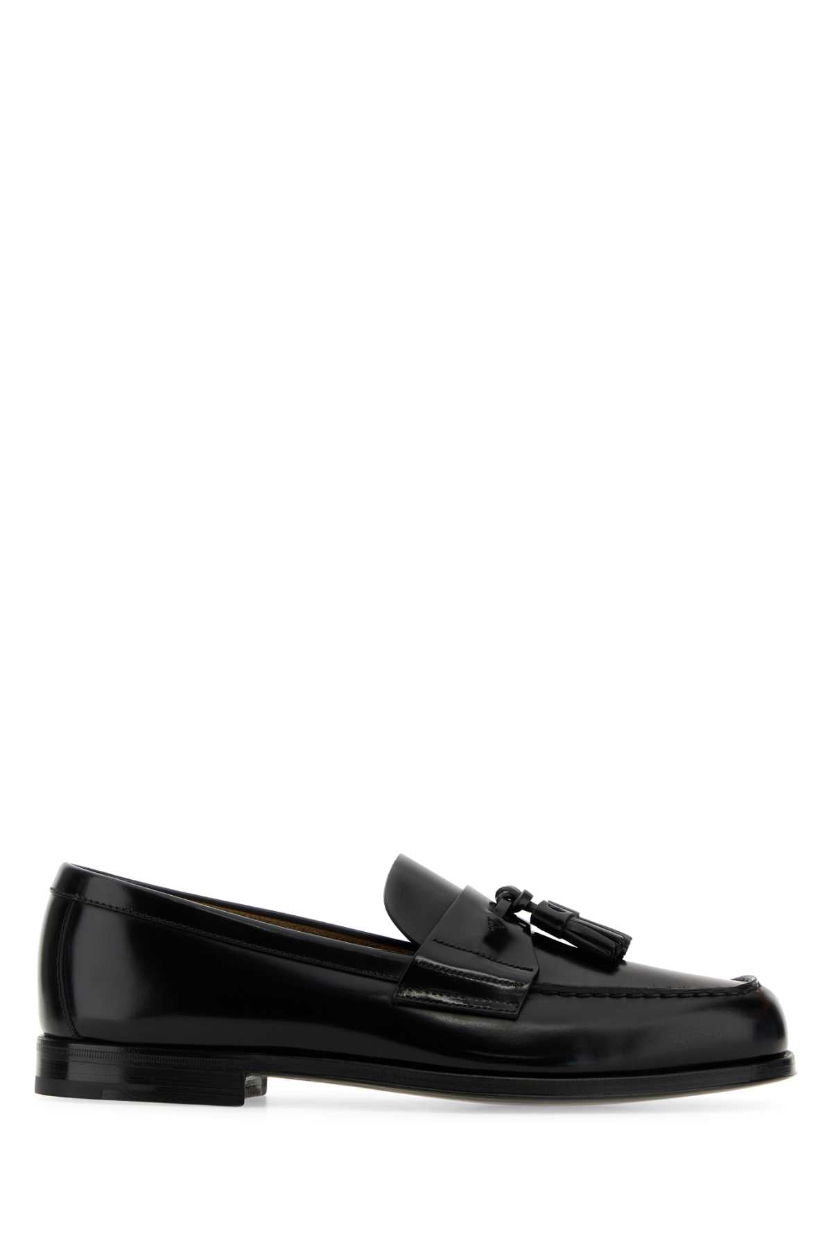 PRADA Classic Leather Loafers for Men