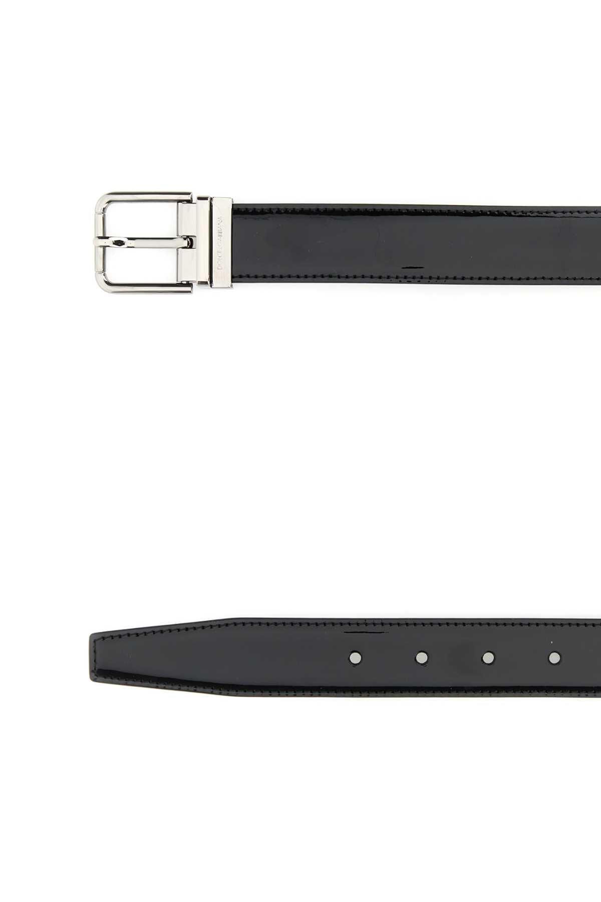 DOLCE & GABBANA Stylish Leather Belt - 3 cm Width