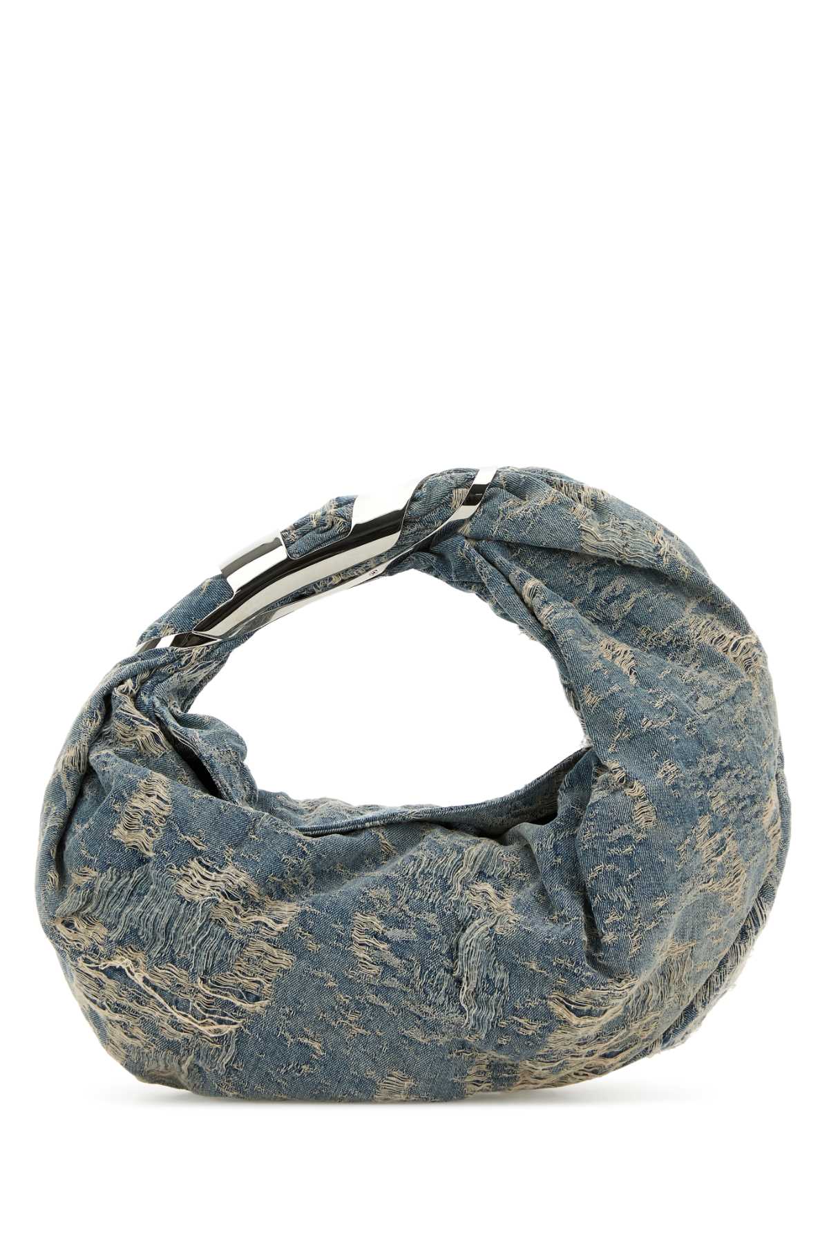 DIESEL Denim Grab-D Hobo Handbag - 37 cm x 22 cm x 11 cm