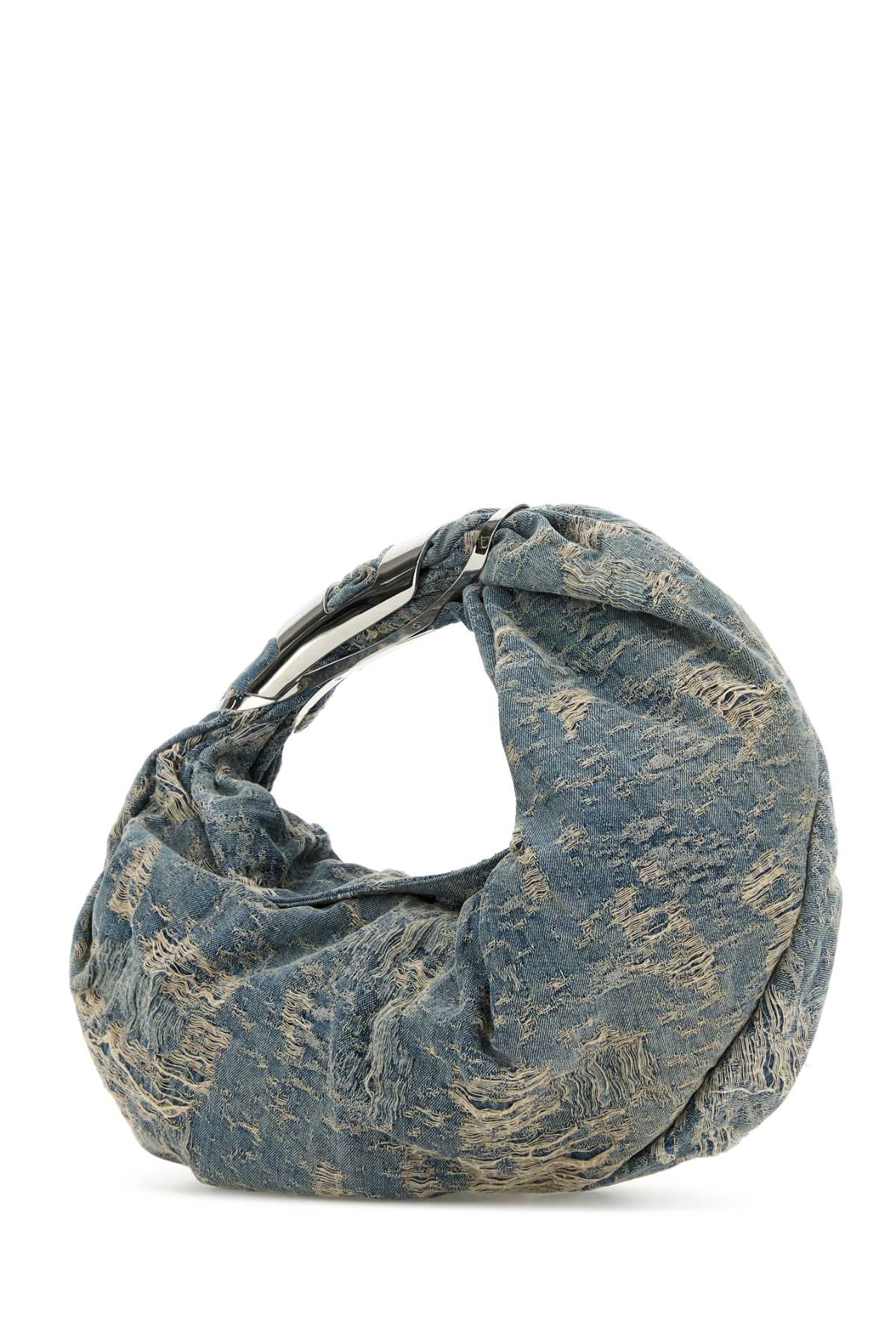 DIESEL Denim Grab-D Hobo Handbag - 37 cm x 22 cm x 11 cm