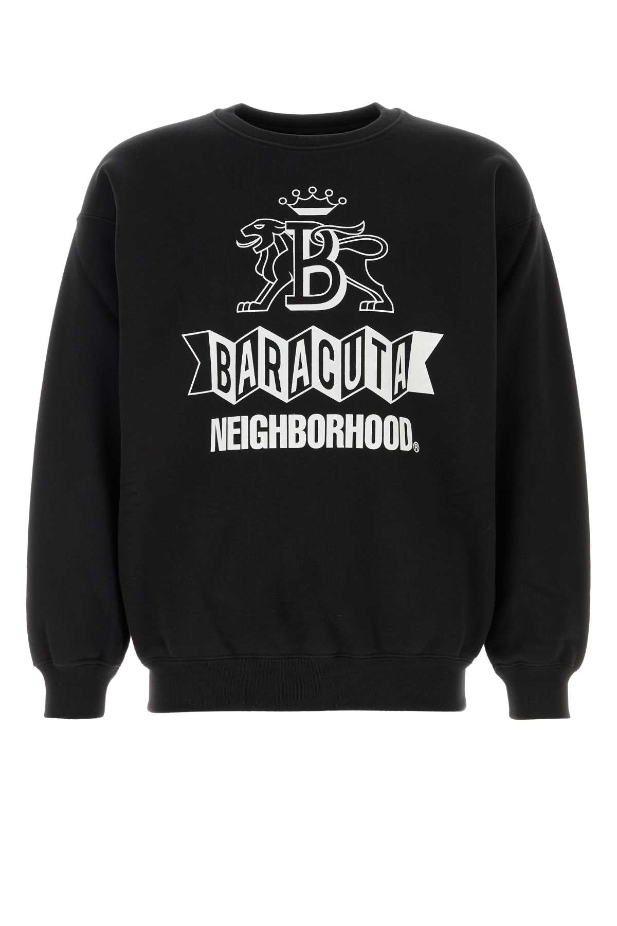 BARACUTA ENGLAND Oversized Cotton Blend Sweatshirt for Men