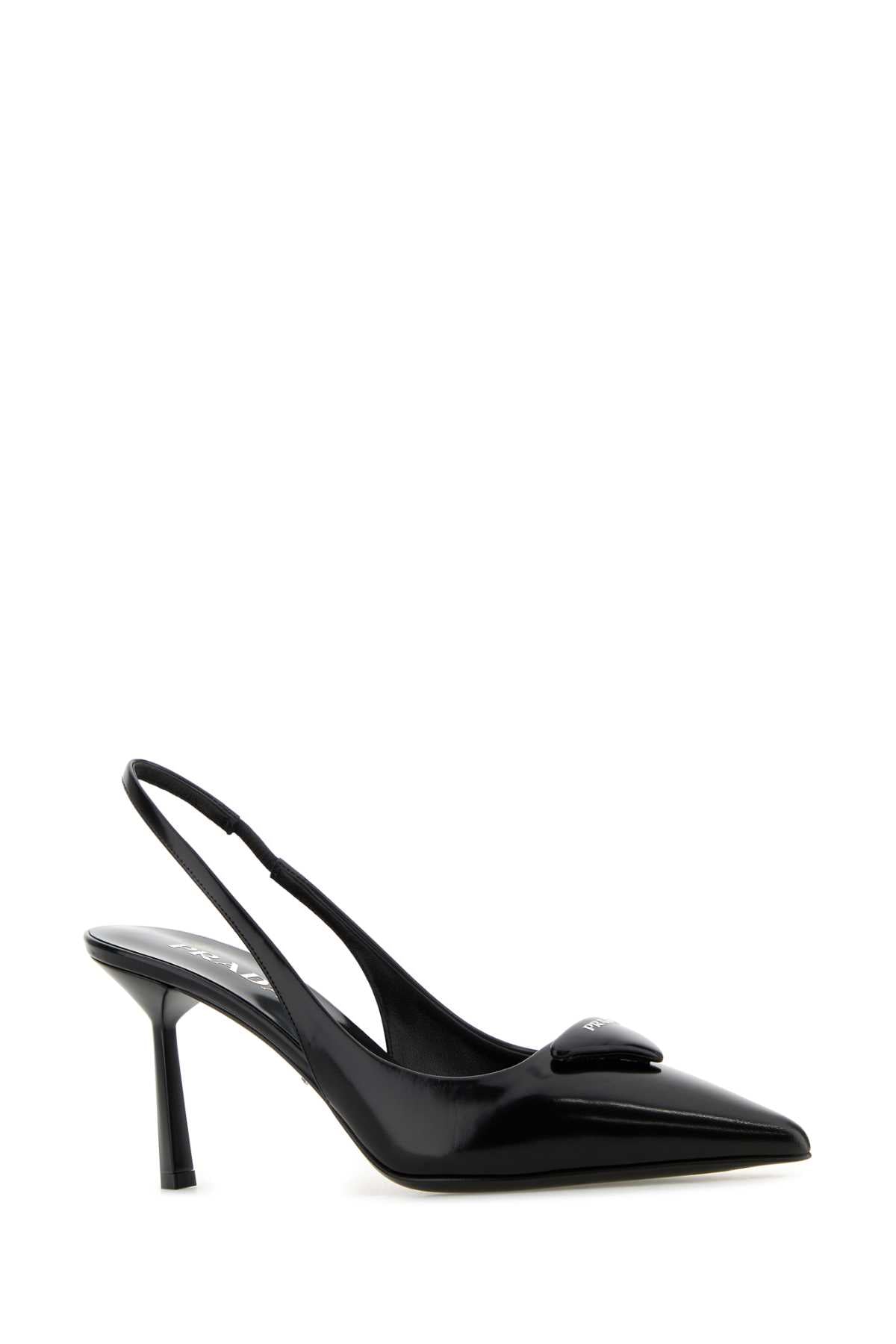 PRADA Elegance Redefined: Leather Pumps with 7.5 cm Heel