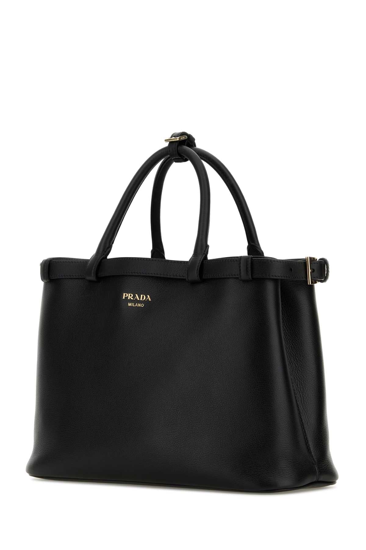 PRADA Medium Buckle Handbag - 35 cm x 25 cm x 14 cm