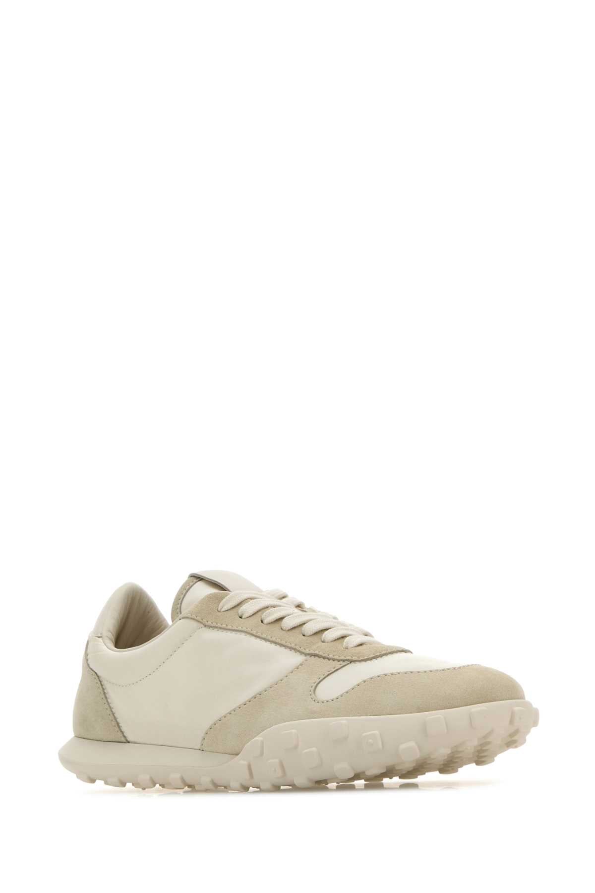 JIL SANDER Two-Tone Fabric and Suede Sneakers for Men