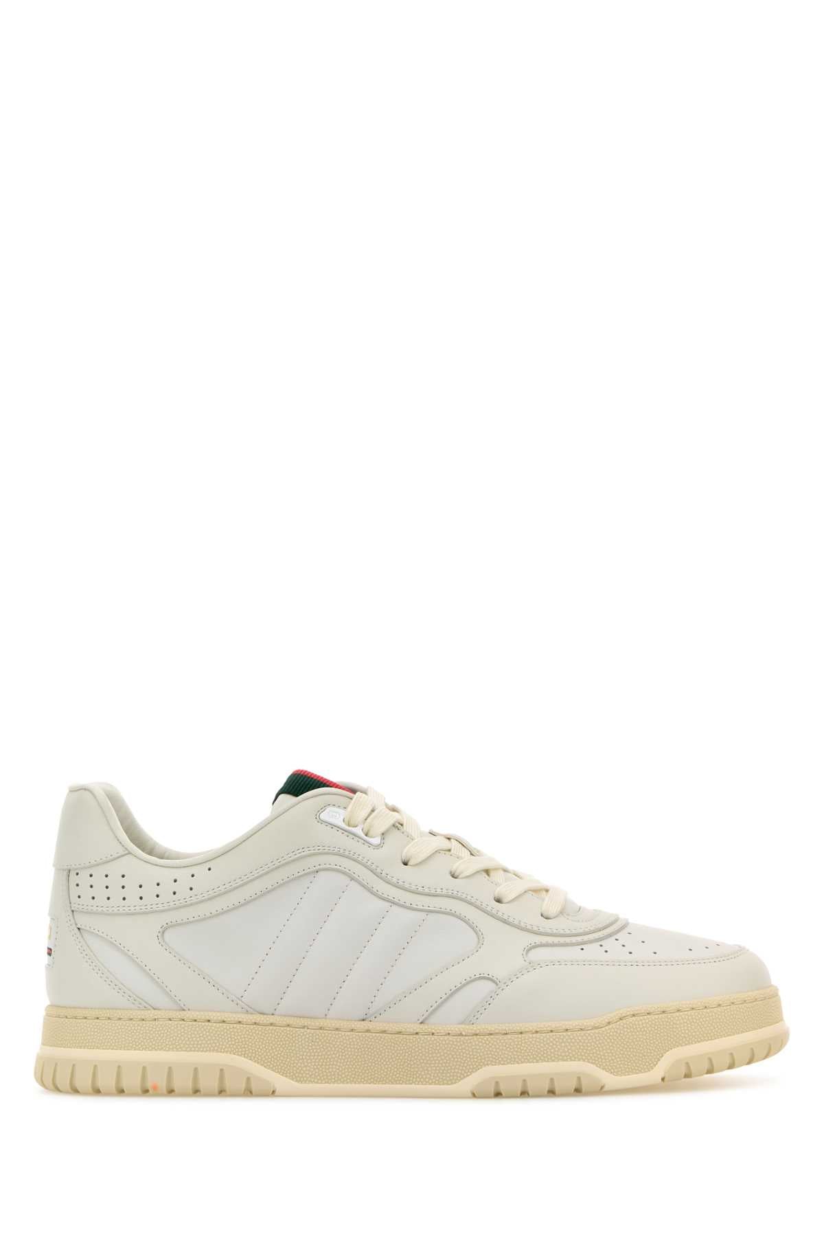 GUCCI Men's Leather Re-Web Sneakers