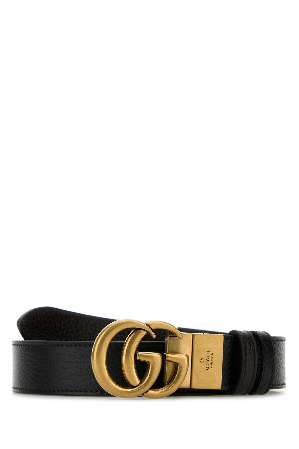 GUCCI Reversible GG Marmont Leather Belt - 3 cm Height