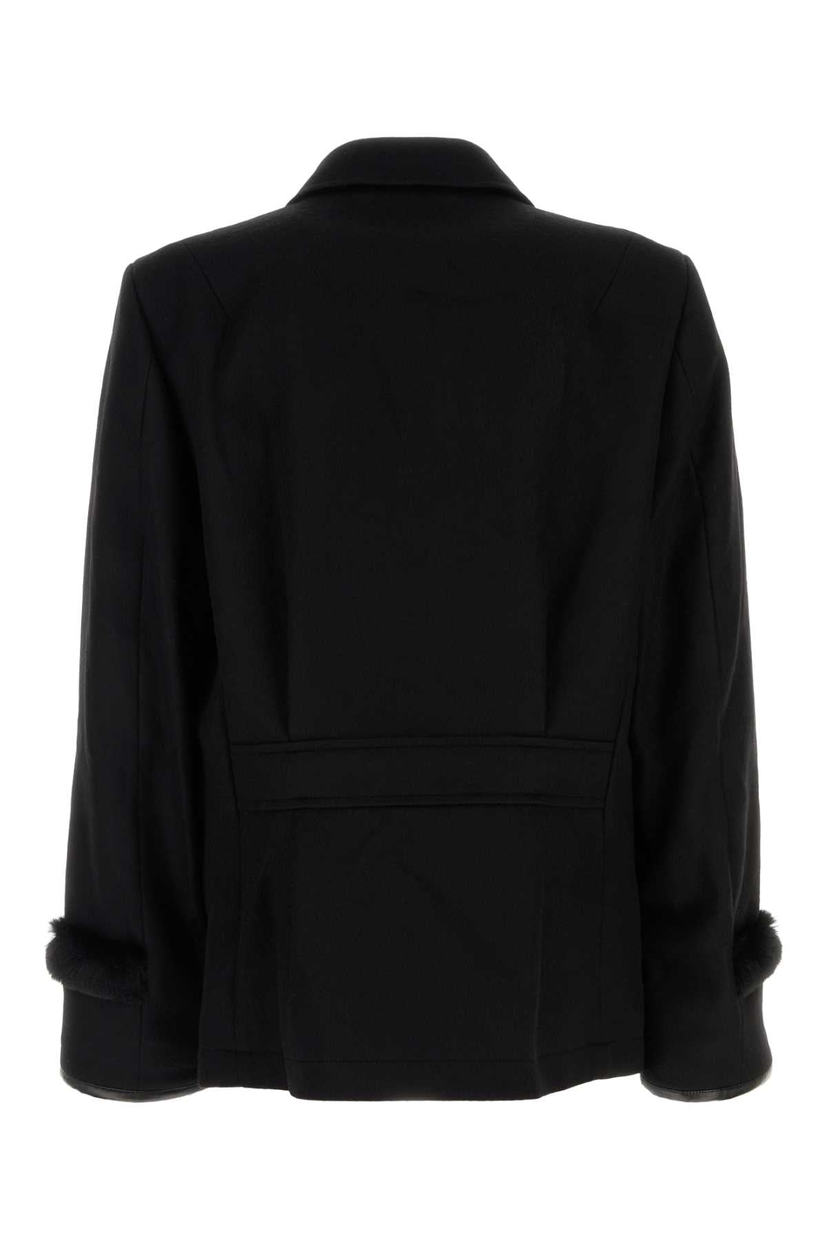 RANDOM IDENTITIES Essential Wool Blend Jacket for Men