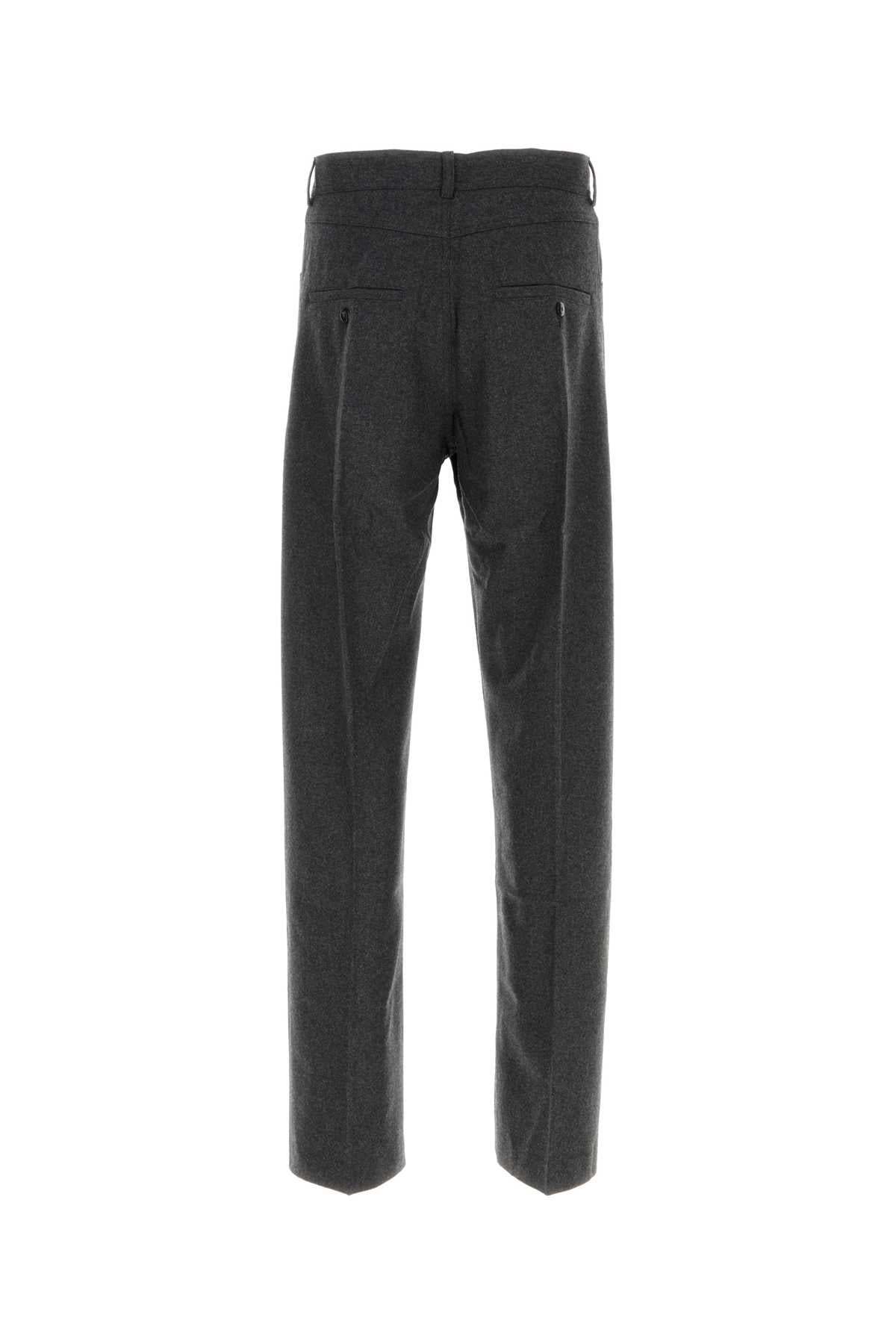 RANDOM IDENTITIES Dark Grey Flannel Pants