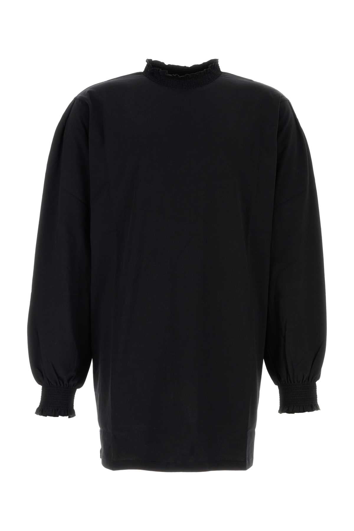 RANDOM IDENTITIES Classic Black Cotton T-Shirt for Men - FW24