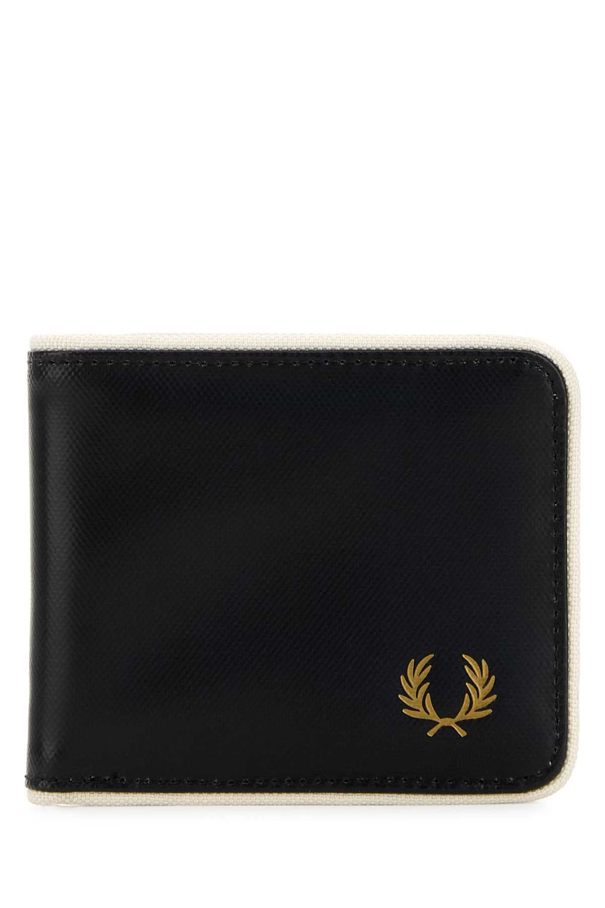 FRED PERRY Mini Canvas Wallet - 12 cm x 9 cm x 2 cm