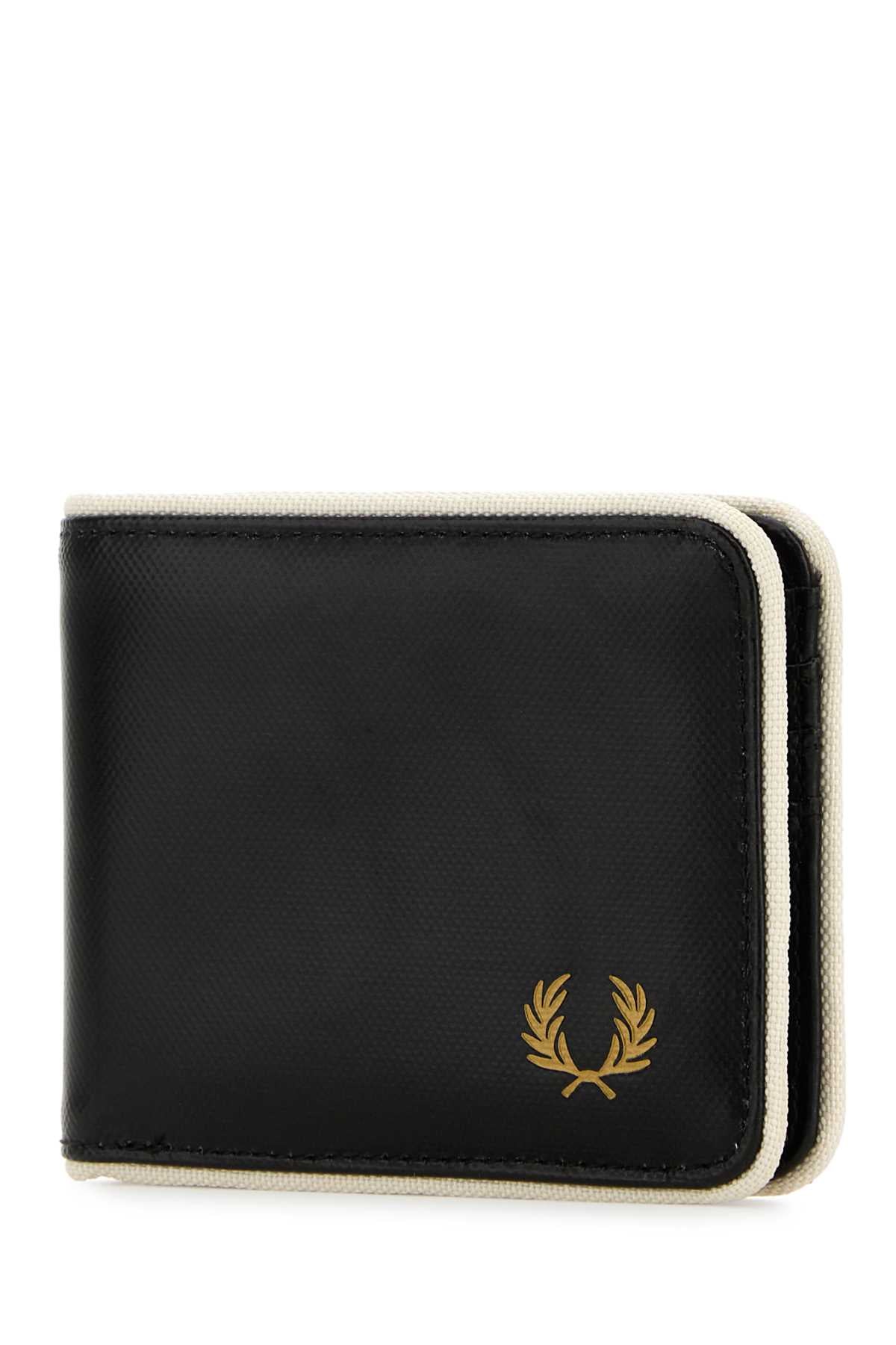 FRED PERRY Mini Canvas Wallet - 12 cm x 9 cm x 2 cm