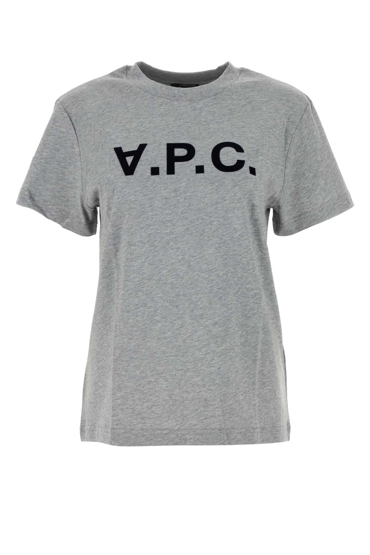 A.P.C. Essential Melange Cotton T-Shirt for Women