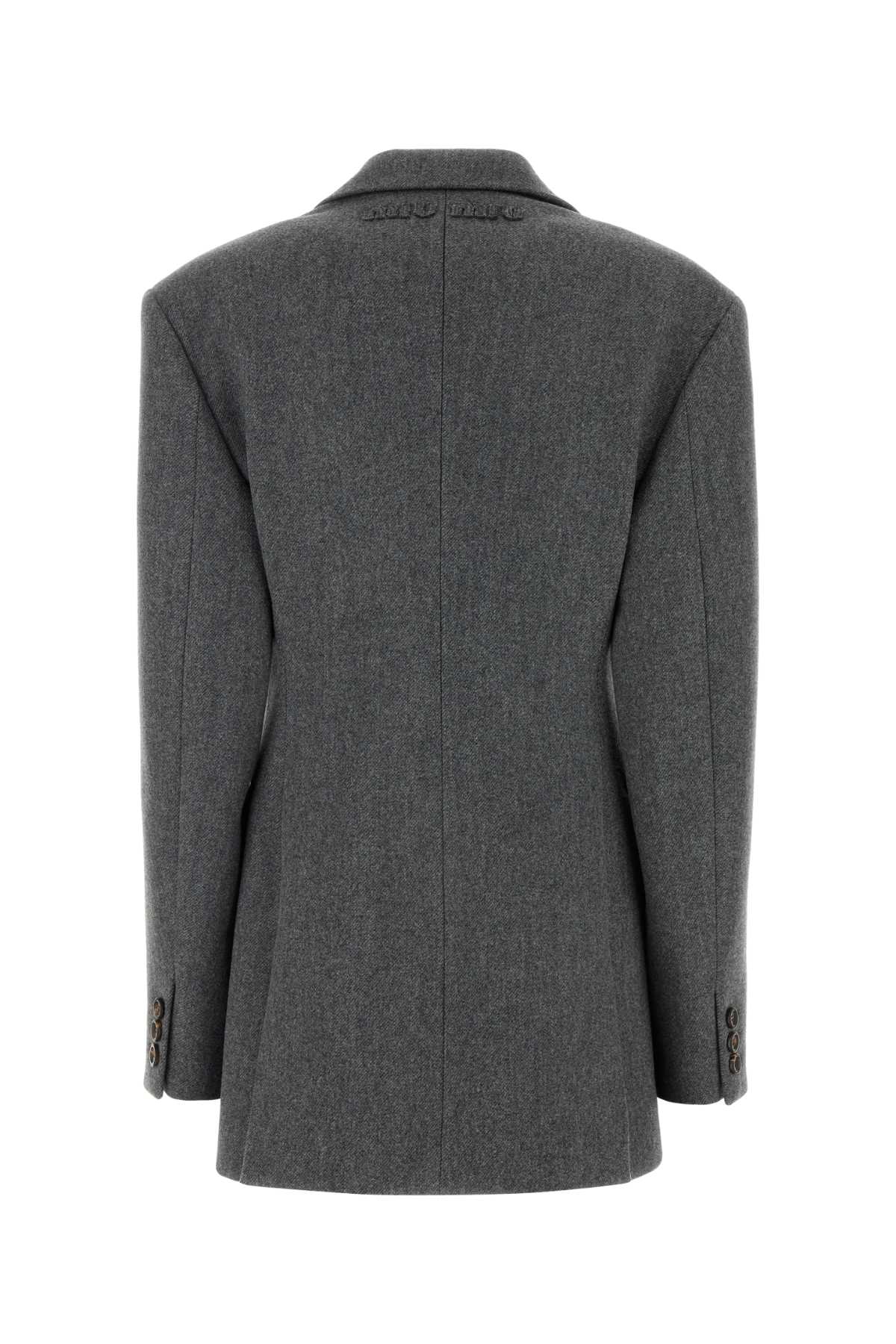 MIU MIU Chic Wool Blazer for Women - Perfect for Fall/Winter 2024 Season