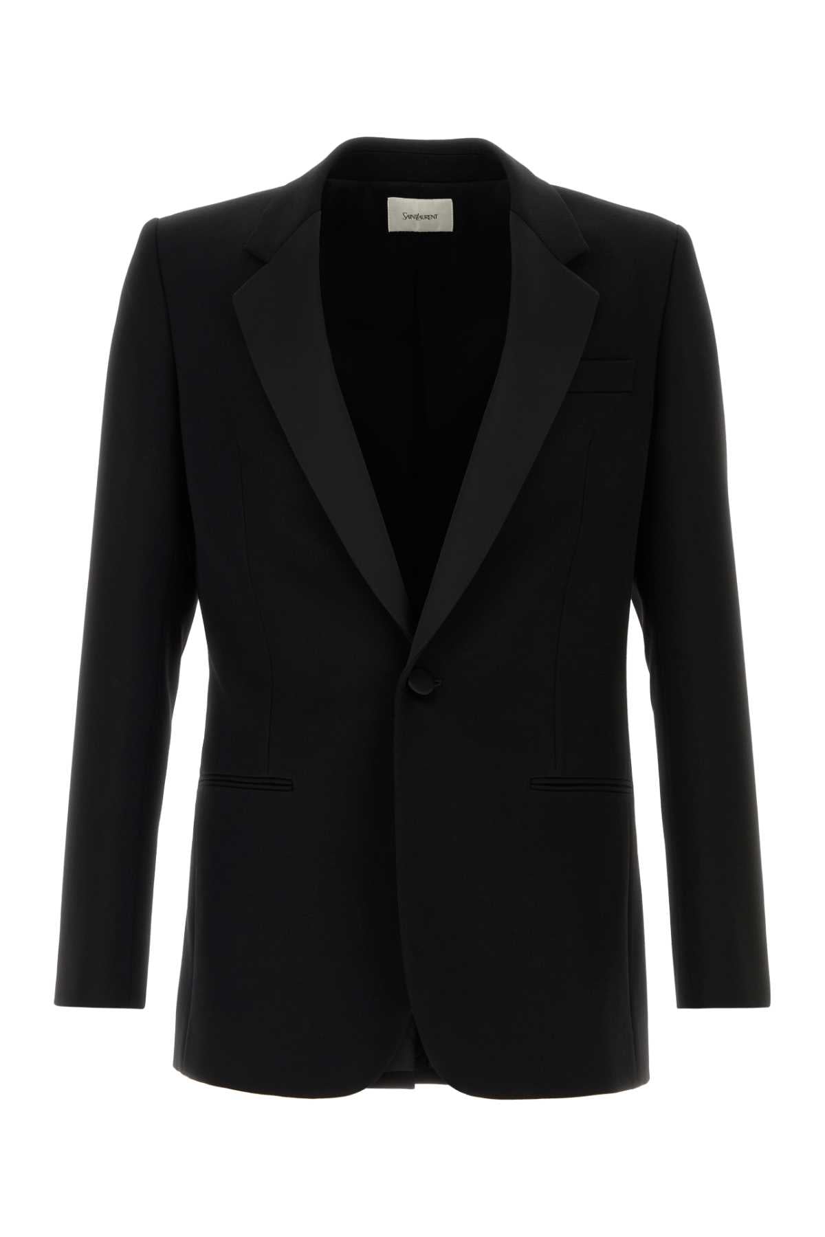 SAINT LAURENT Sophisticated Wool Blazer