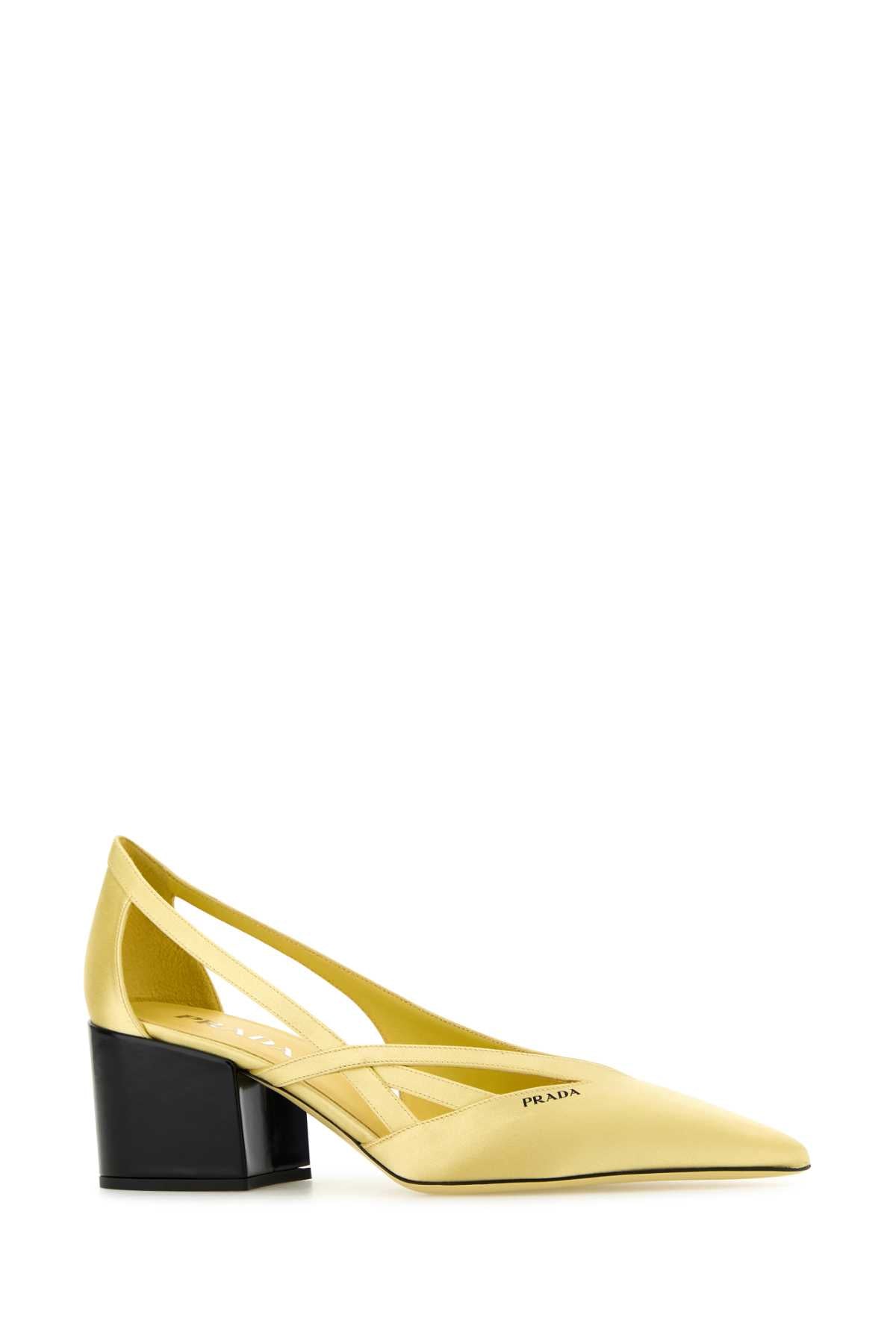 PRADA Satin Mini Pumps with 5.5 cm Heel Height