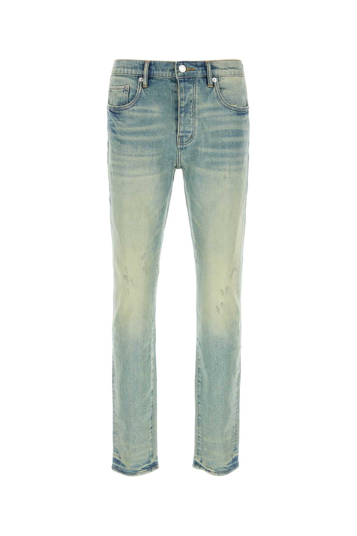 PURPLE DENIM Stretch Denim Jeans for Men - SS25 Collection