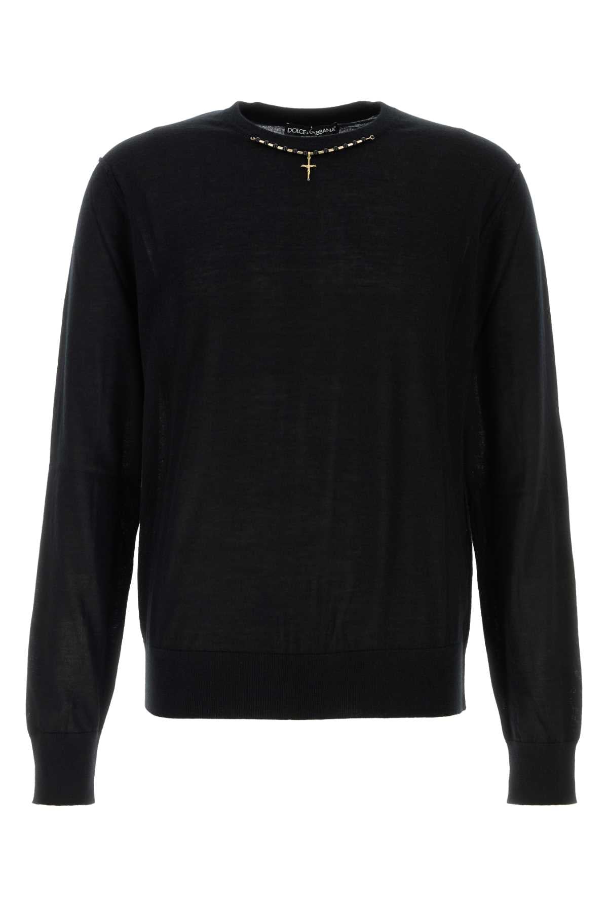 DOLCE & GABBANA Cashmere Sweater for Men - Perfect for Fall Season