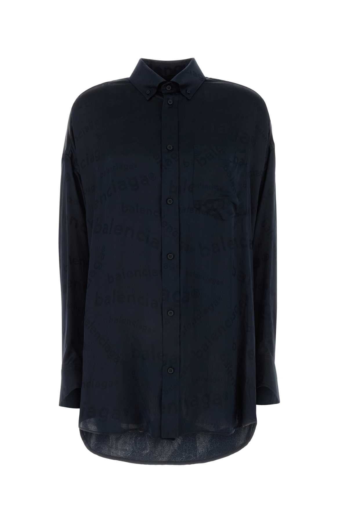 BALENCIAGA Oversized Silk Shirt
