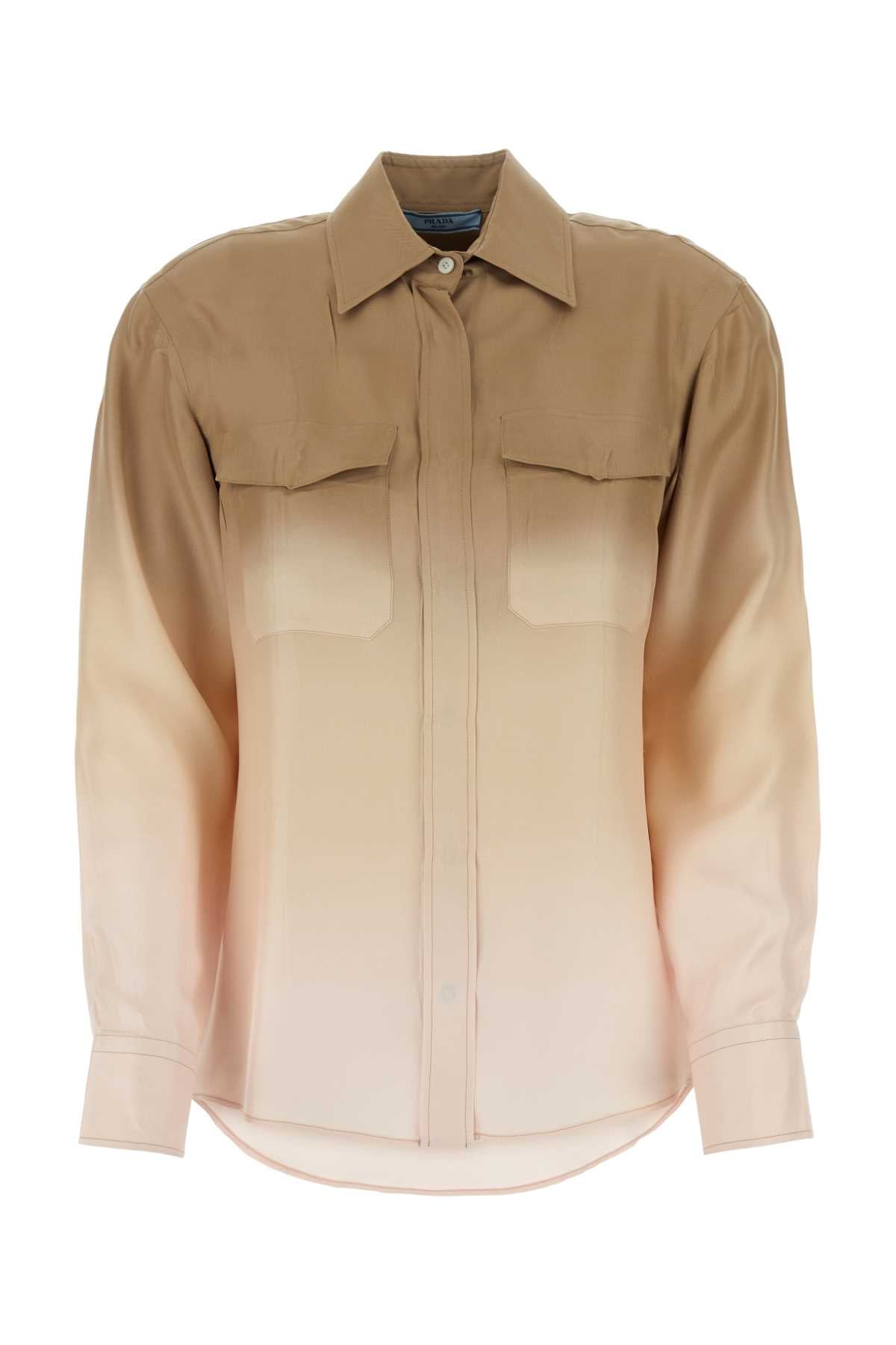 PRADA Multicolor Twill Shirt for Women