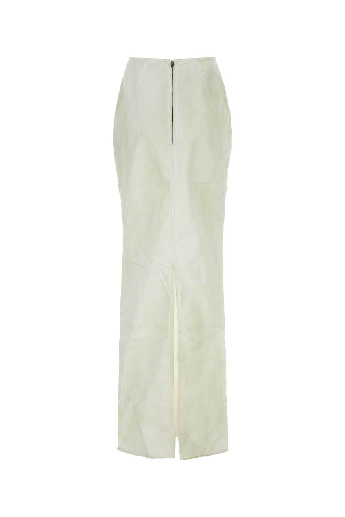 ENTIRE STUDIOS Stretch Denim Channel Skirt - FW24 Edition