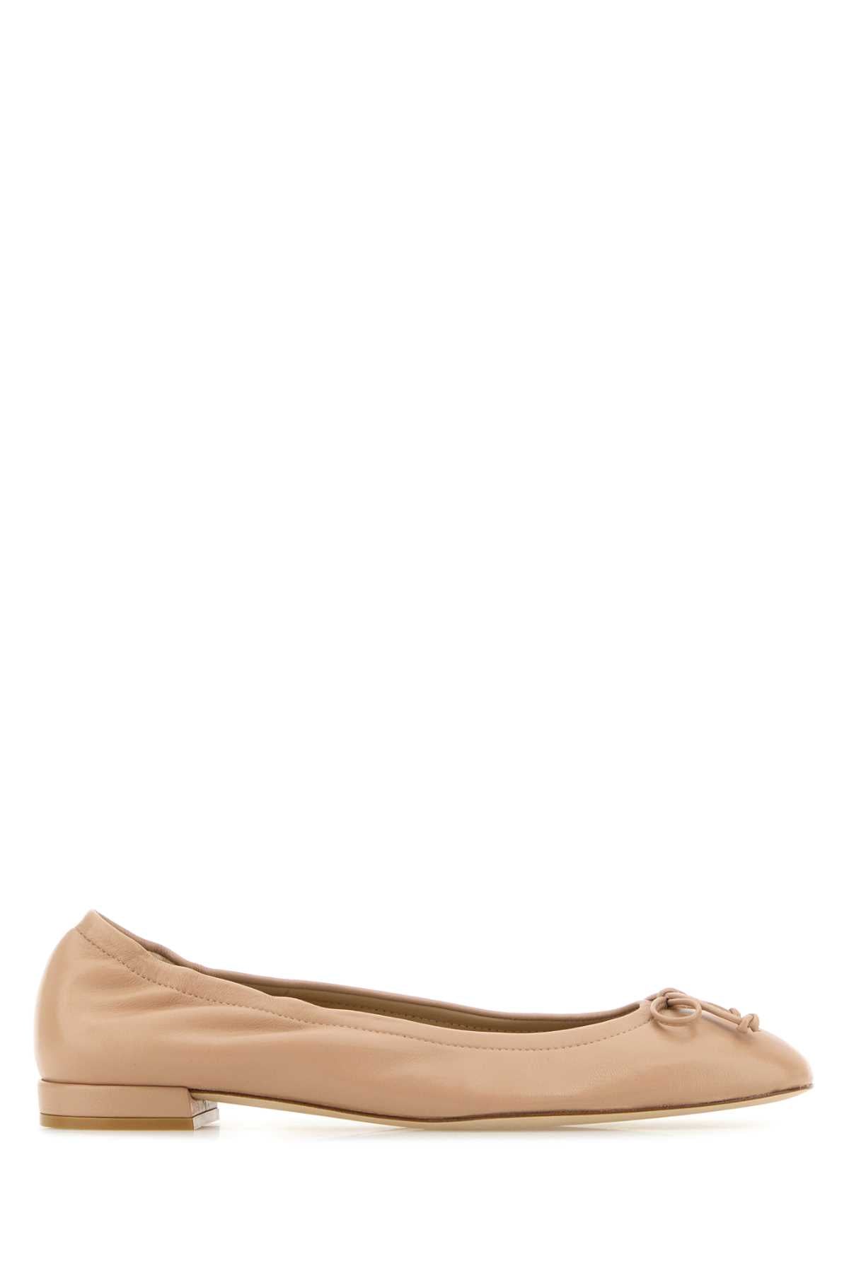 STUART WEITZMAN Elegant Leather Ballerina Flats