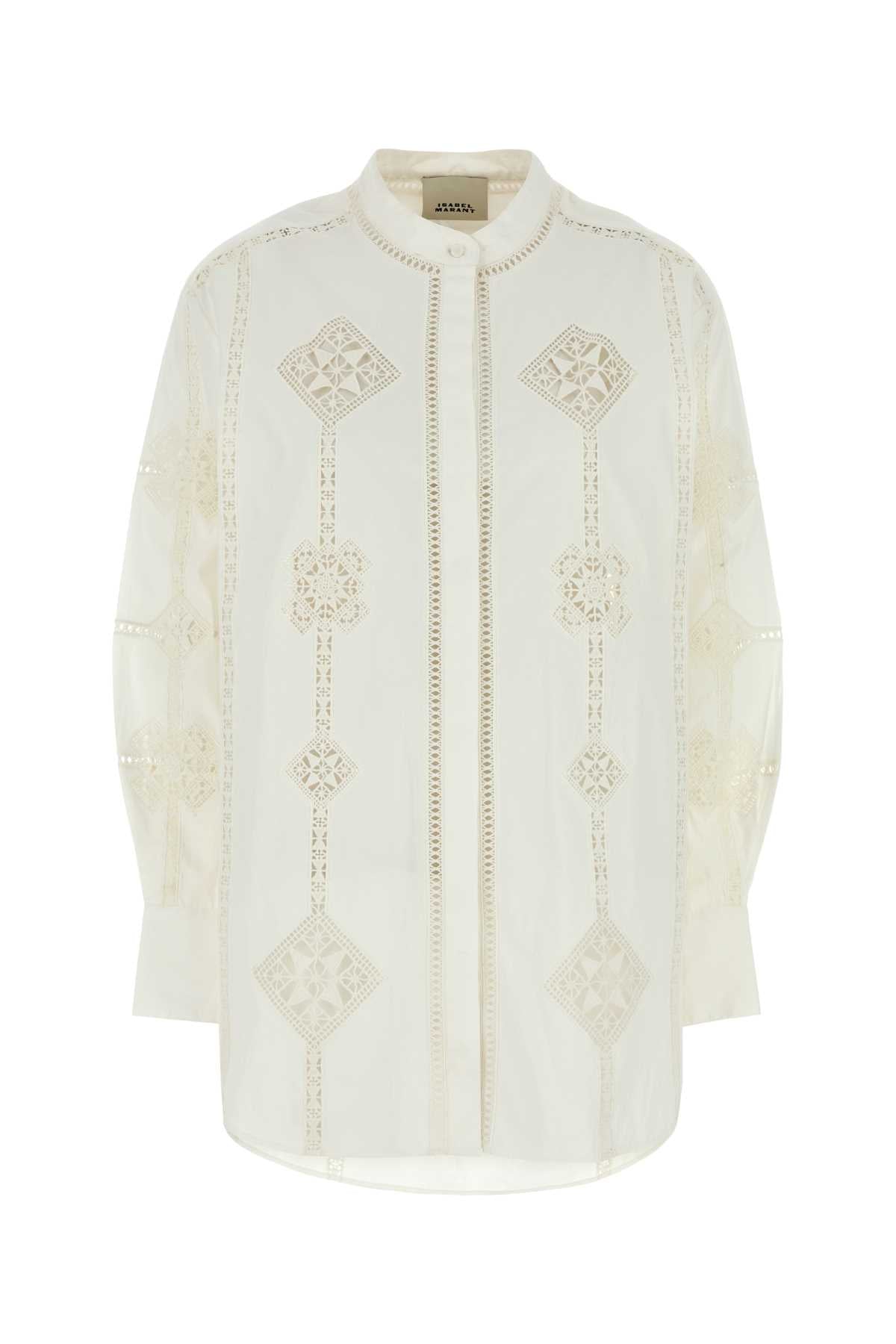 ISABEL MARANT Feminine Poplin Soeline Shirt