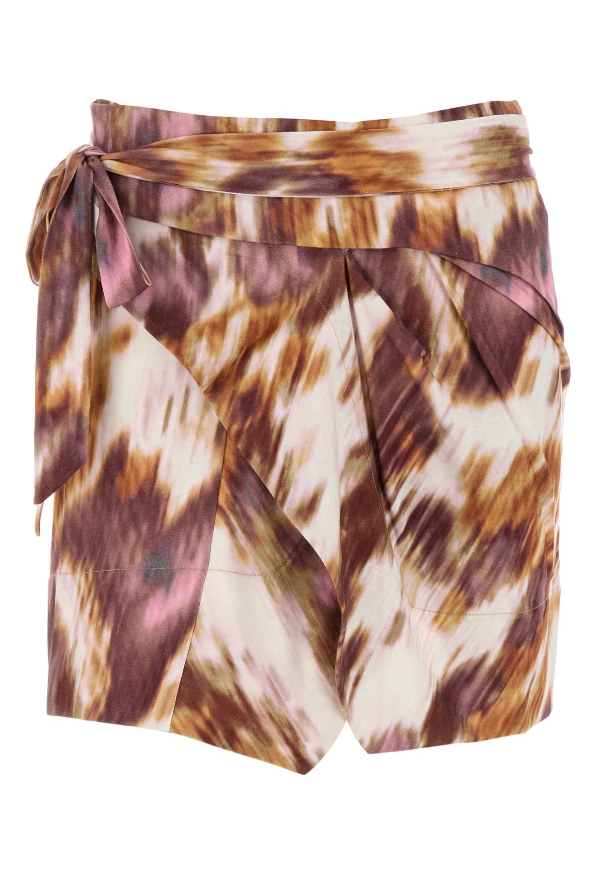 ISABEL MARANT ETOILE Printed Cotton Mini Skirt