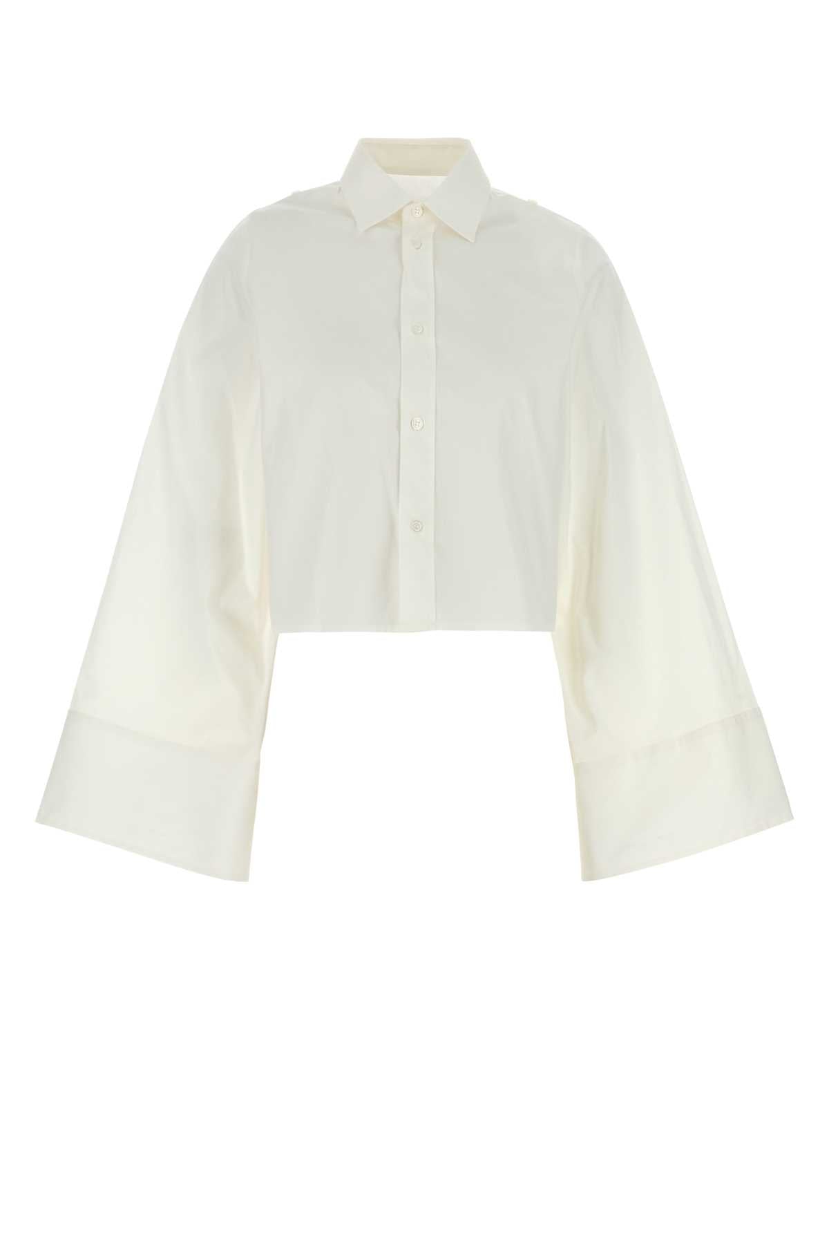 MM6 MAISON MARGIELA Poplin Shirt for Women - SS25 Collection