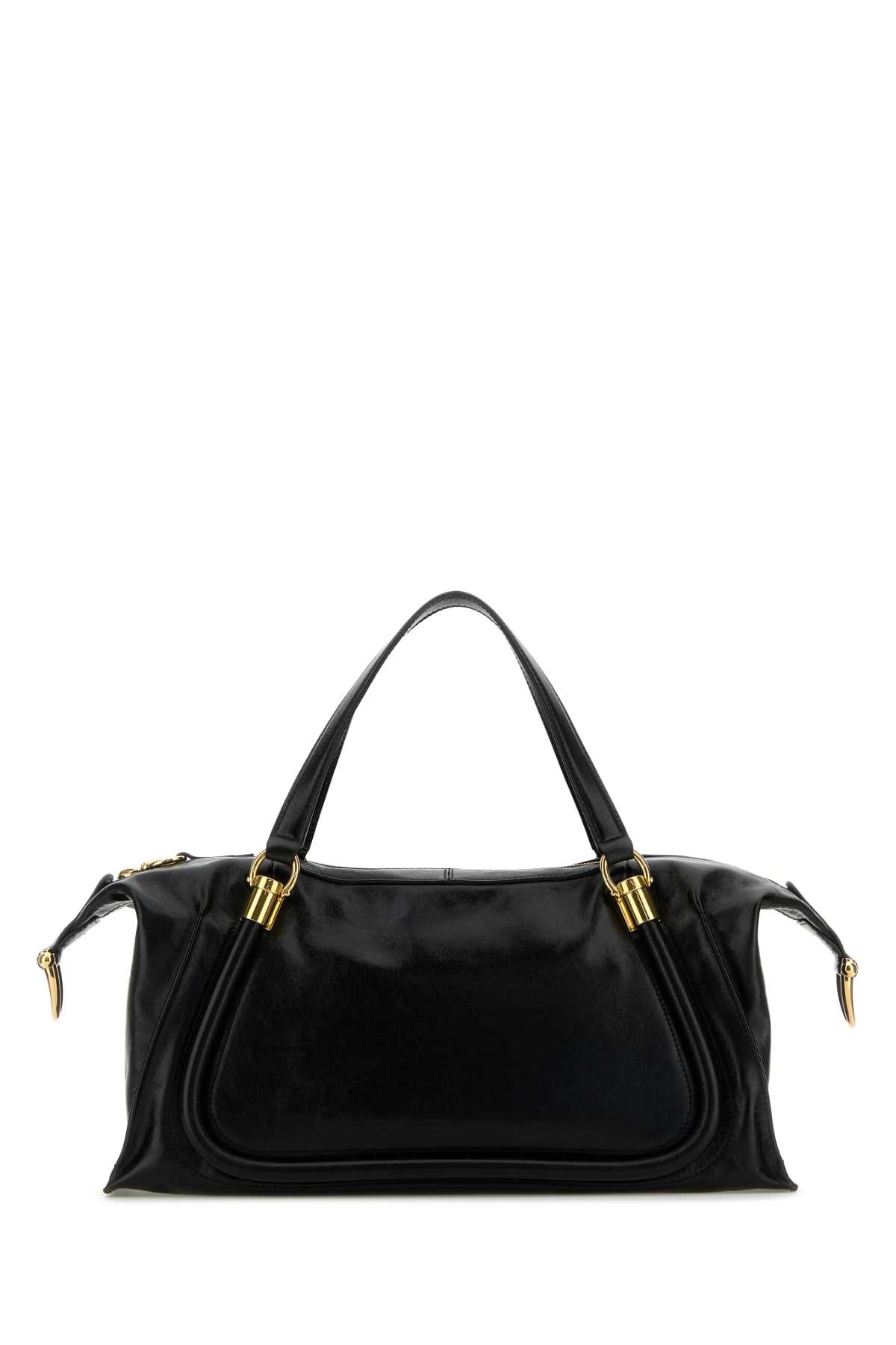 CHLOE Mini Leather Paraty 24 Shopping Handbag