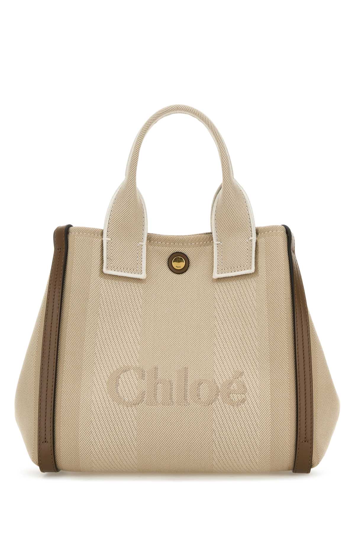 CHLOE Mini Multicolor Canvas Carry Handbag