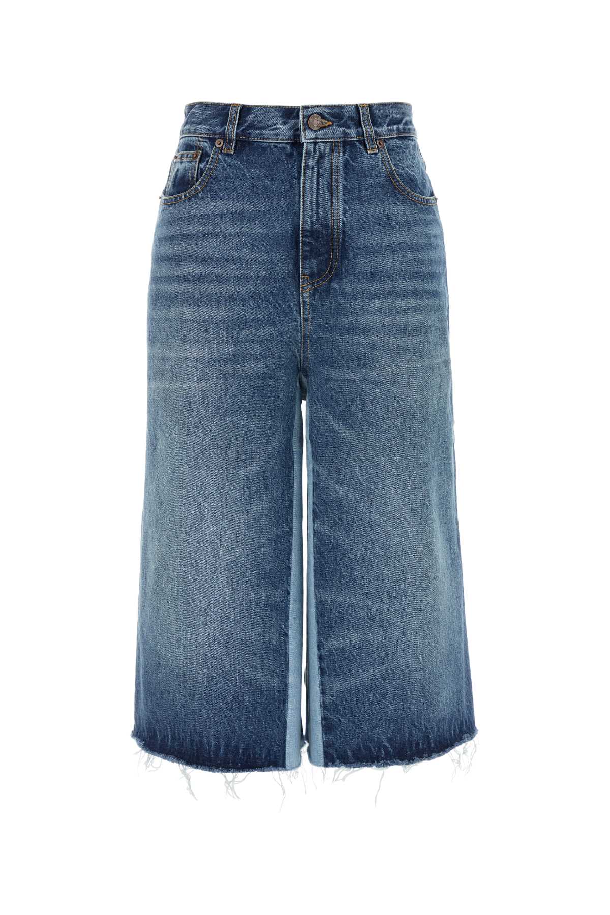 CHLOE Mini Denim Bermuda Shorts for Women