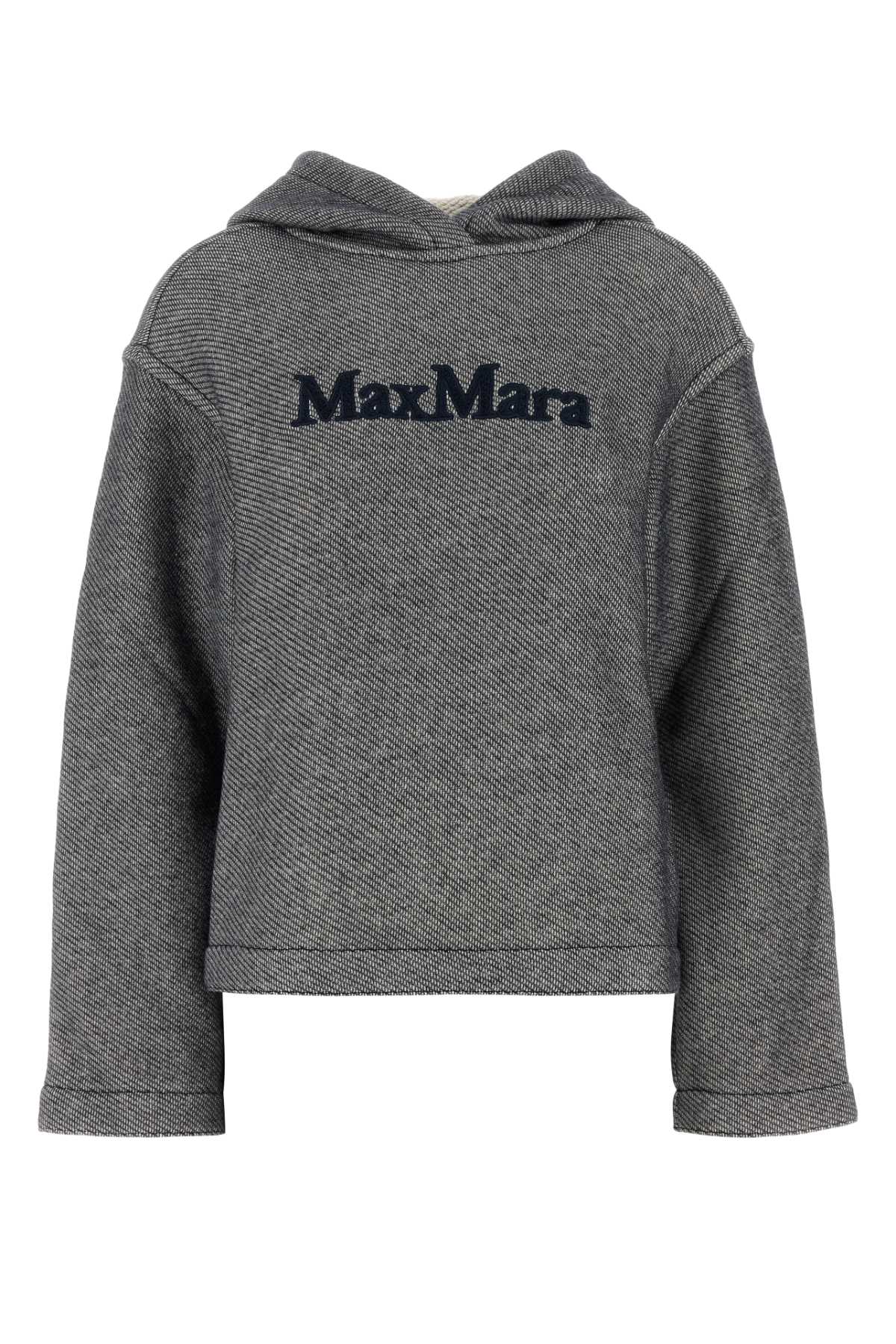 MAX MARA Melange Cotton Blend Sweatshirt for Women
