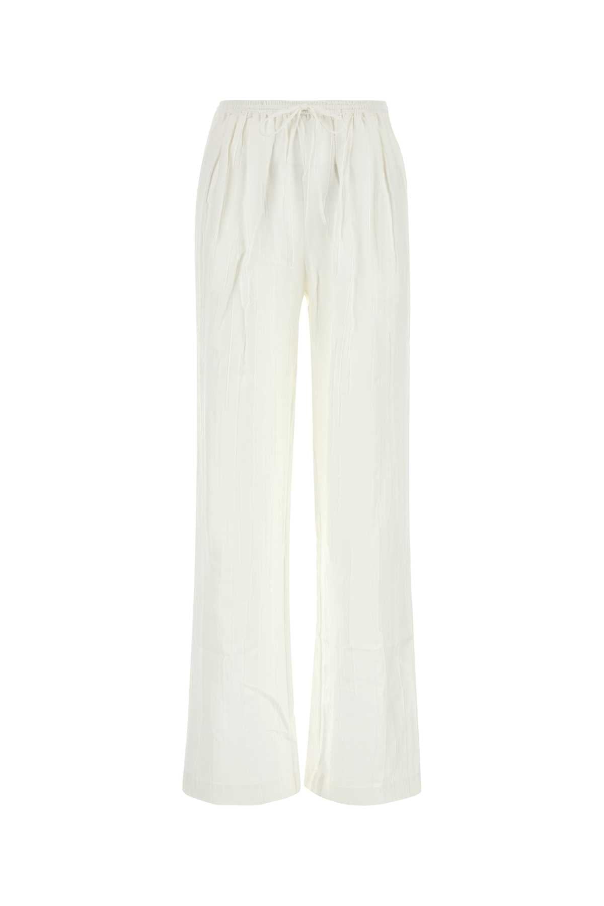 LOULOU DE SAISON Silk Blend Mini Soler Pant