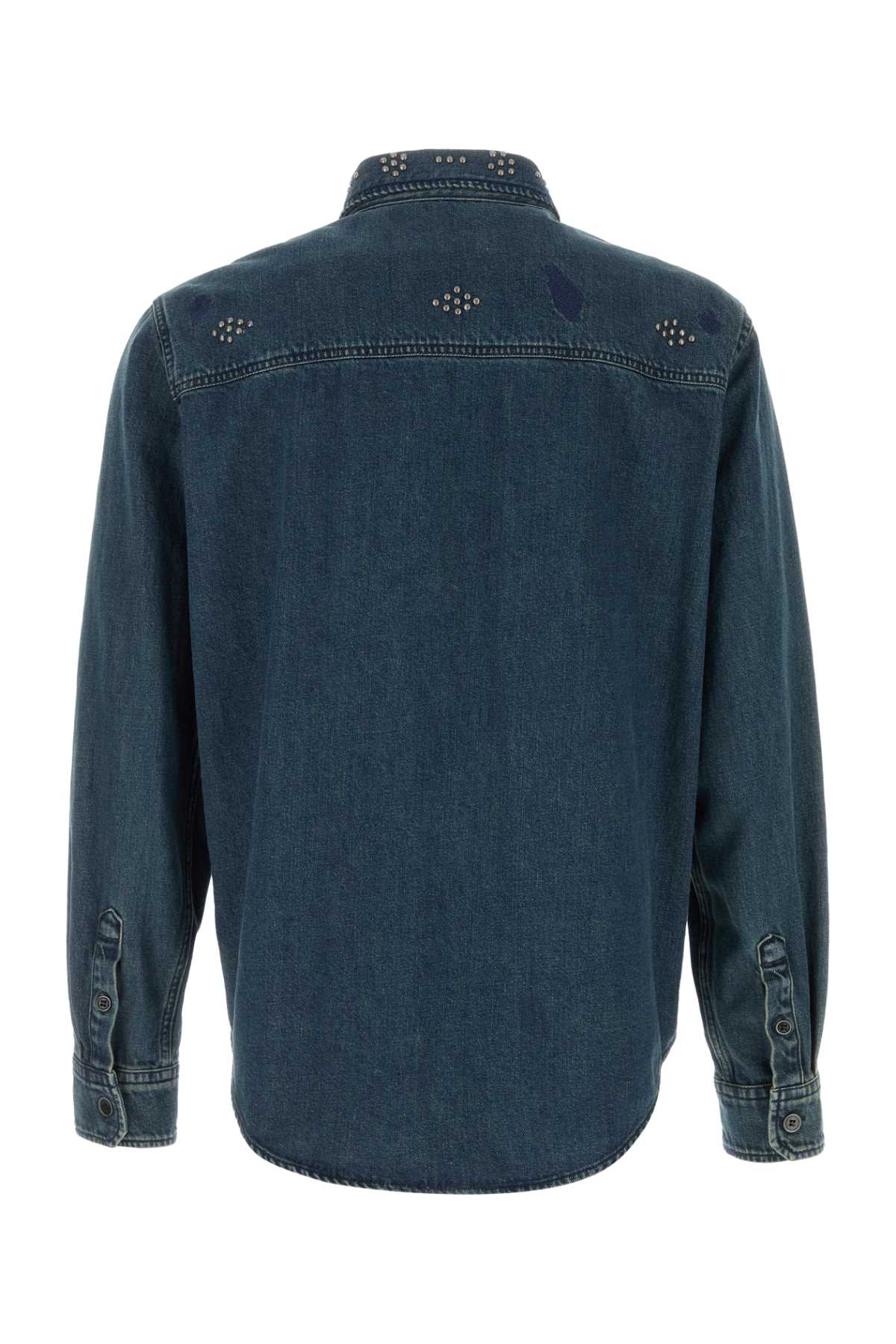 ISABEL MARANT Men's Denim Osco Shirt - Summer 2025 Edition