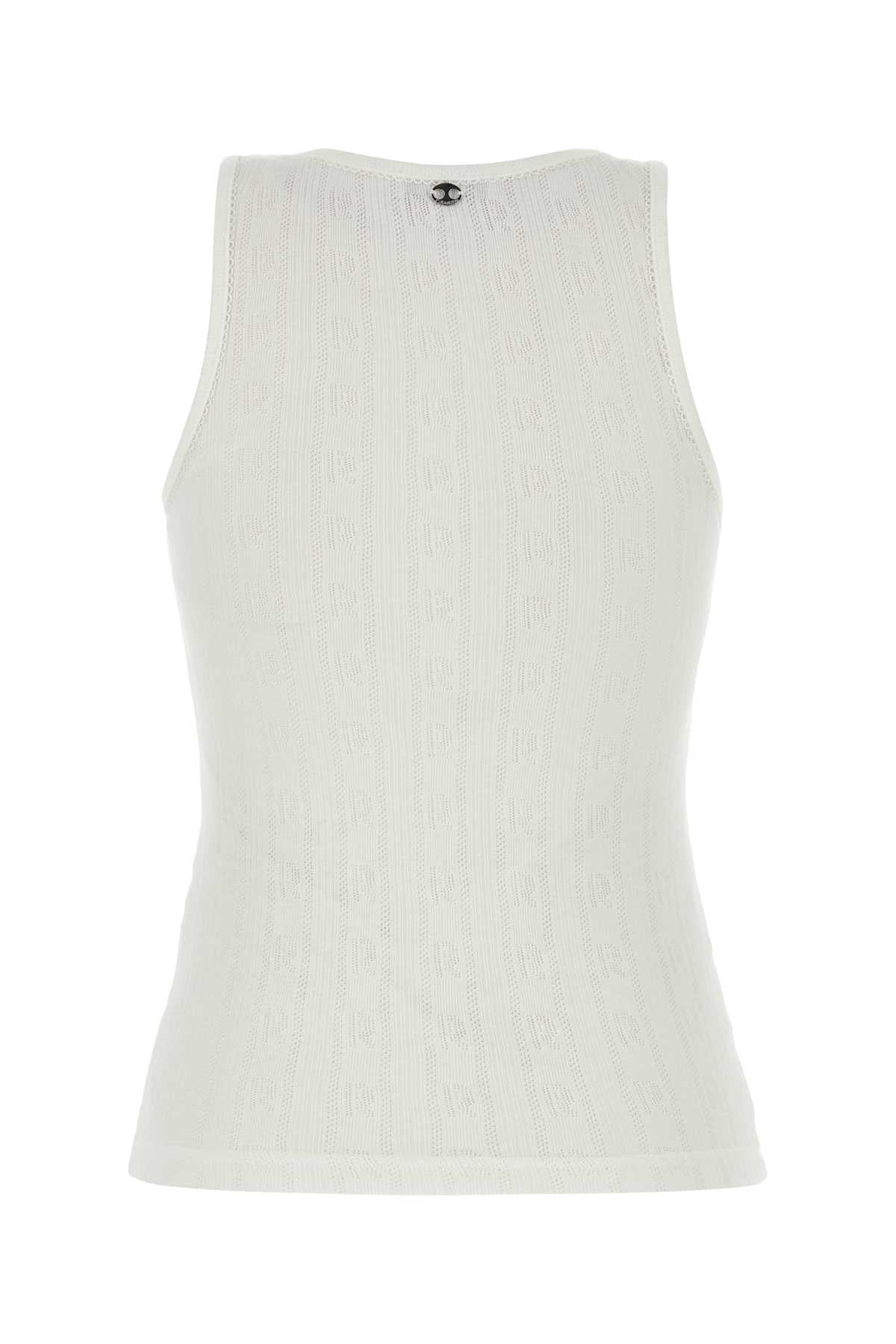 RABANNE Cotton Tank Top for Women - SS25 Collection