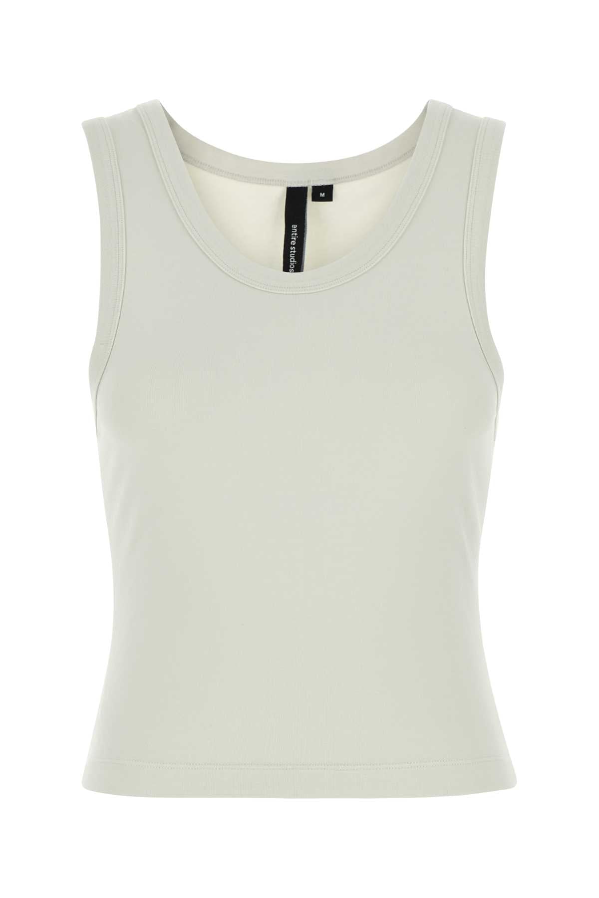 ENTIRE STUDIOS Chalk Stretch Cotton Tank Top