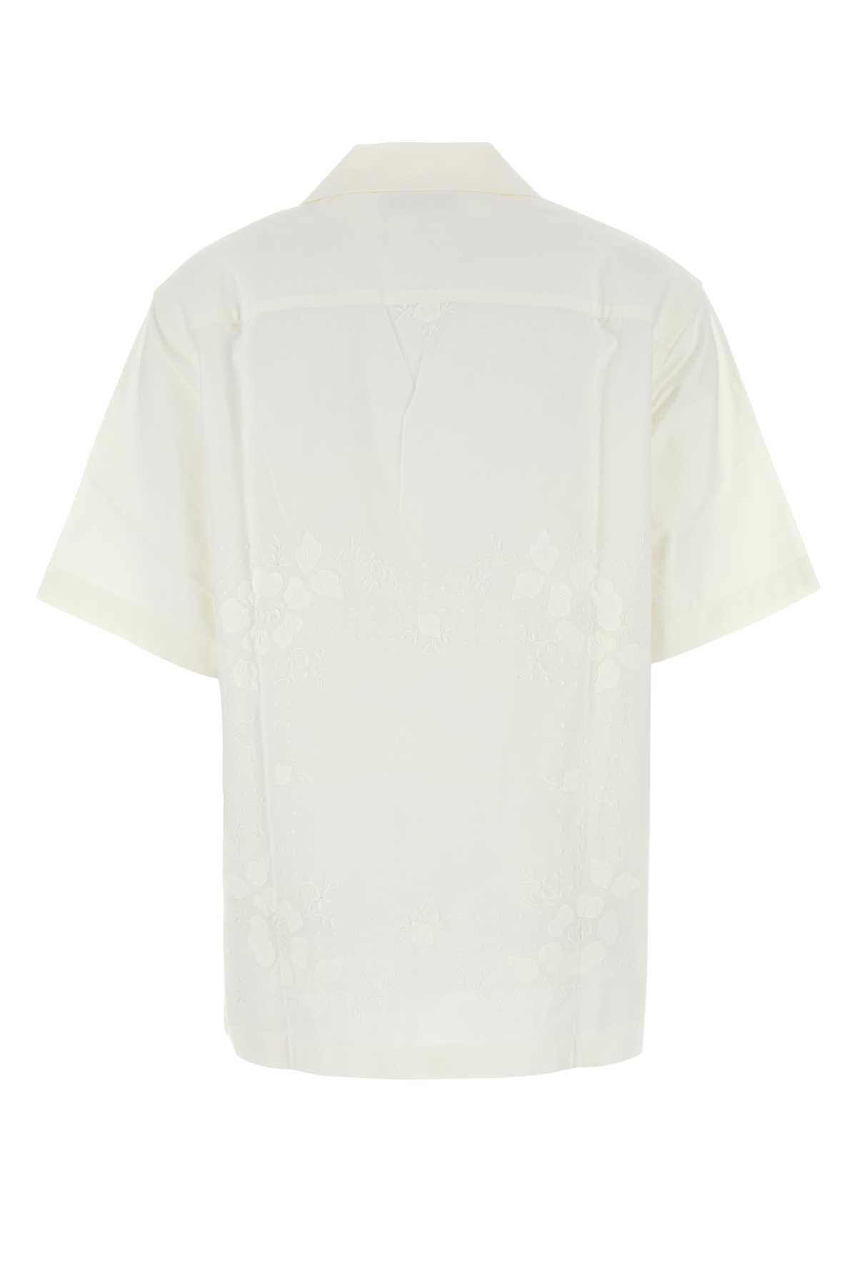 MARINE SERRE Classic Cotton Button-Up Shirt for Women - SS25 Collection