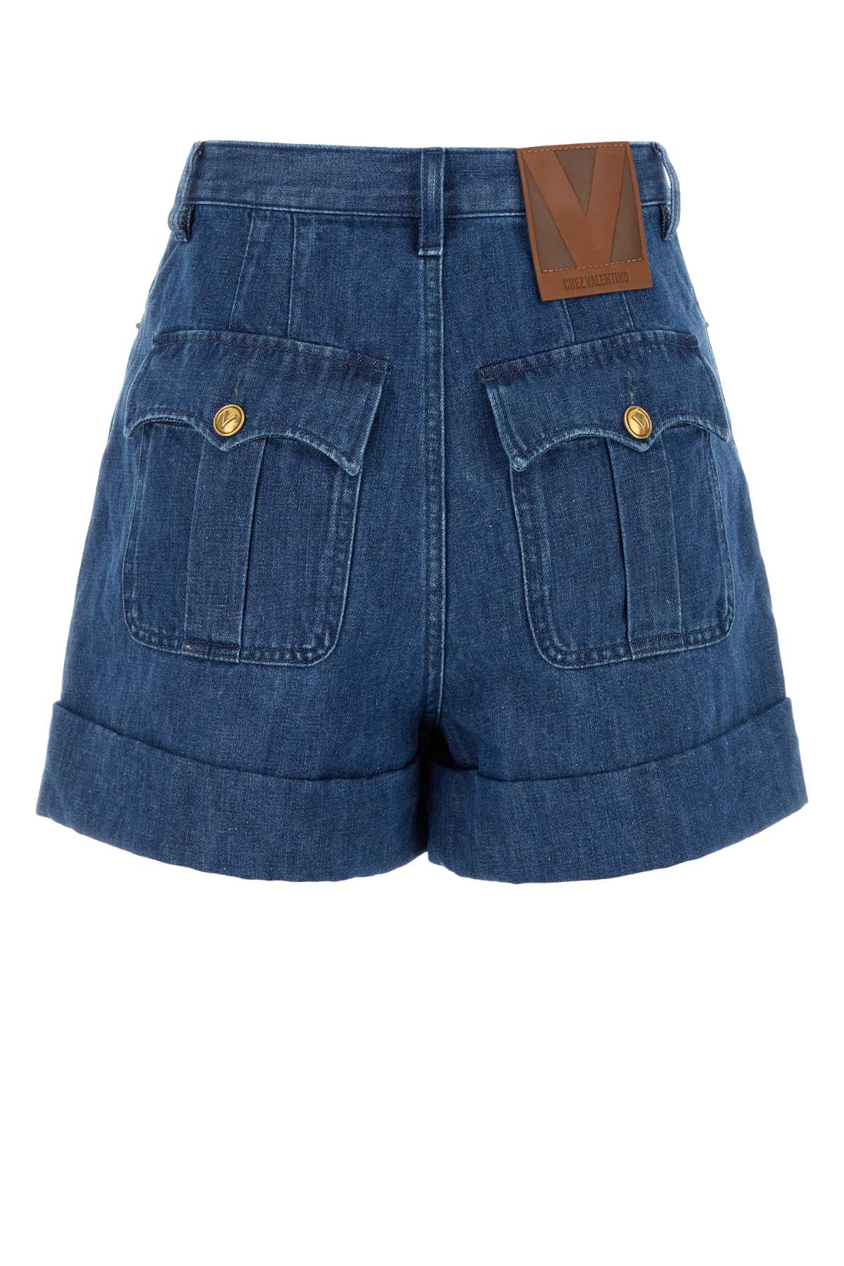 VALENTINO GARAVANI Chic Denim Mini Shorts for Women