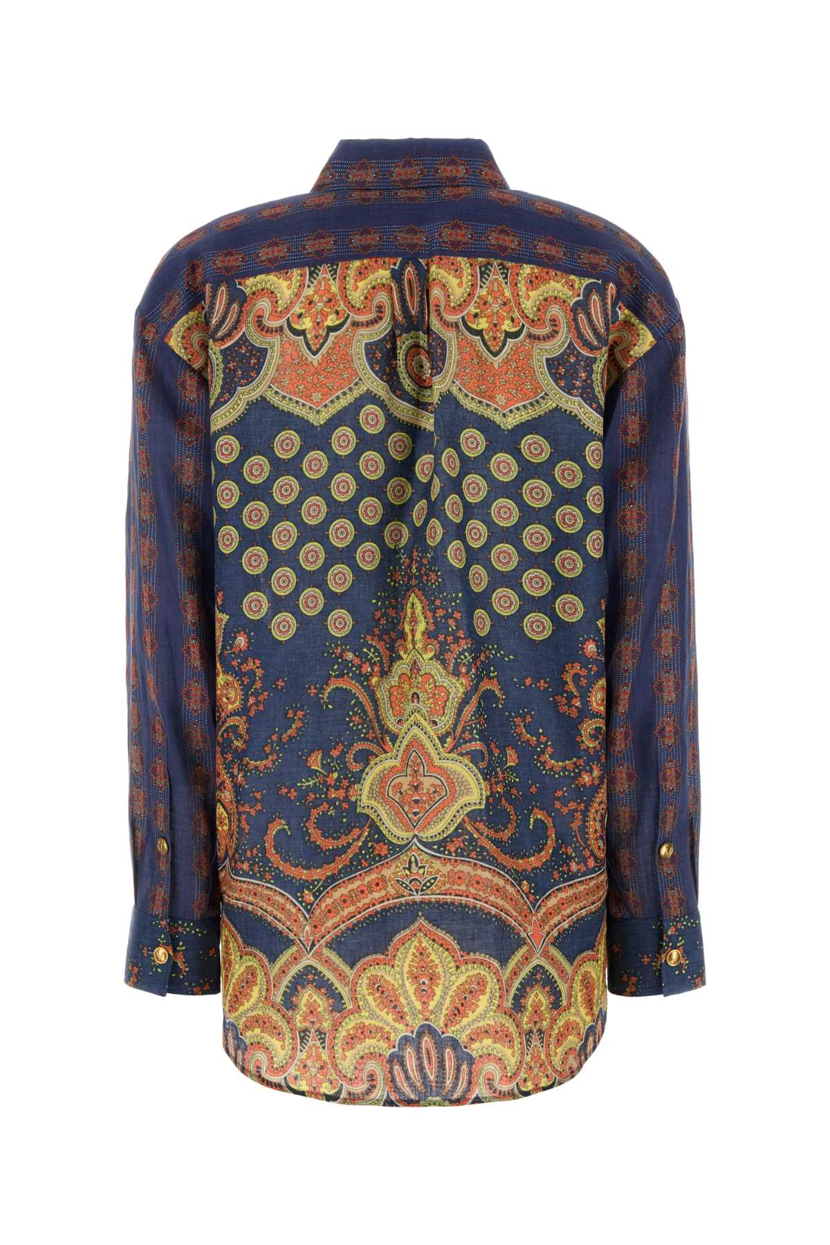 VALENTINO GARAVANI Printed Linen Shirt for Women