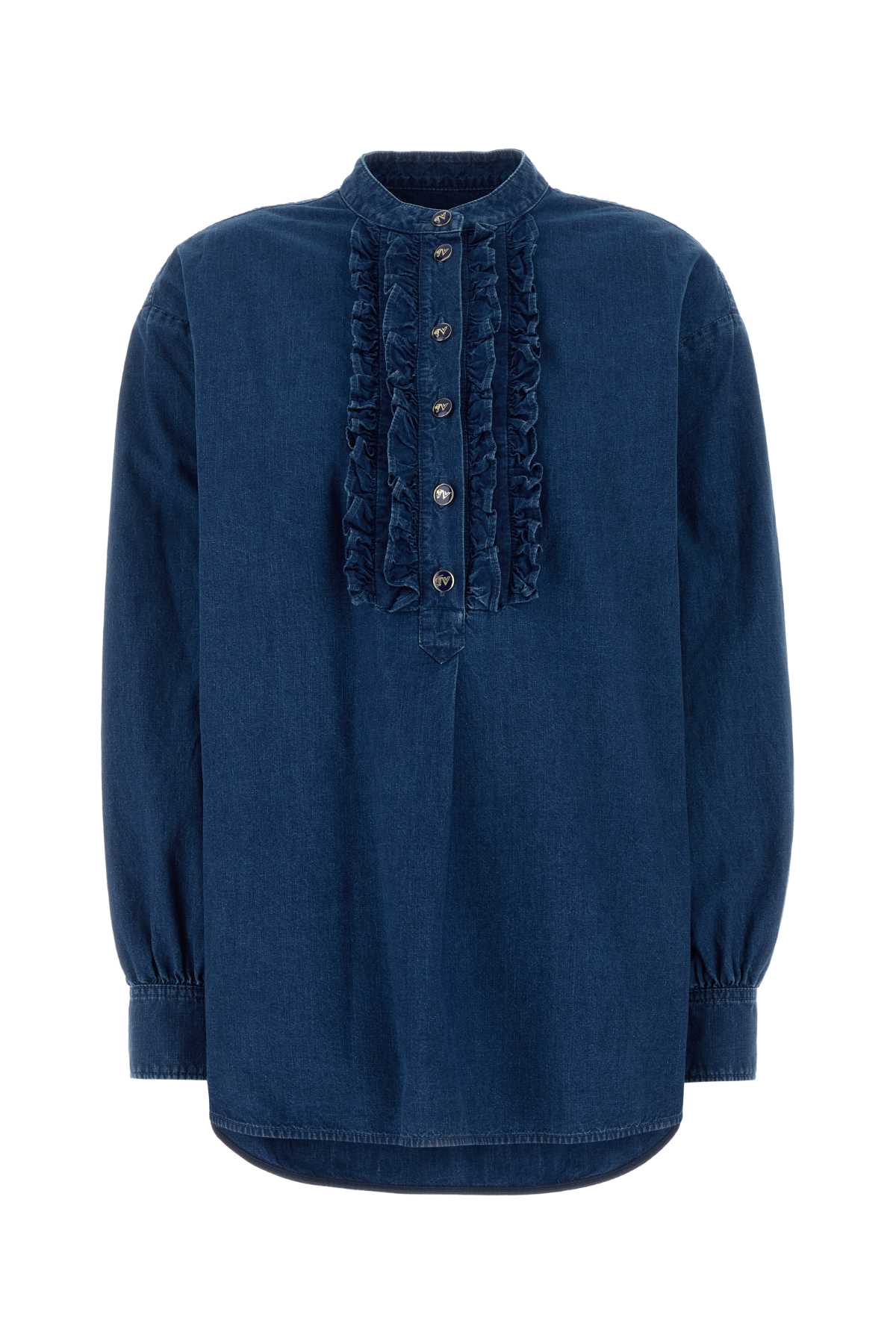 VALENTINO GARAVANI Chic Denim Blouse for Women - Perfect for Spring 2025
