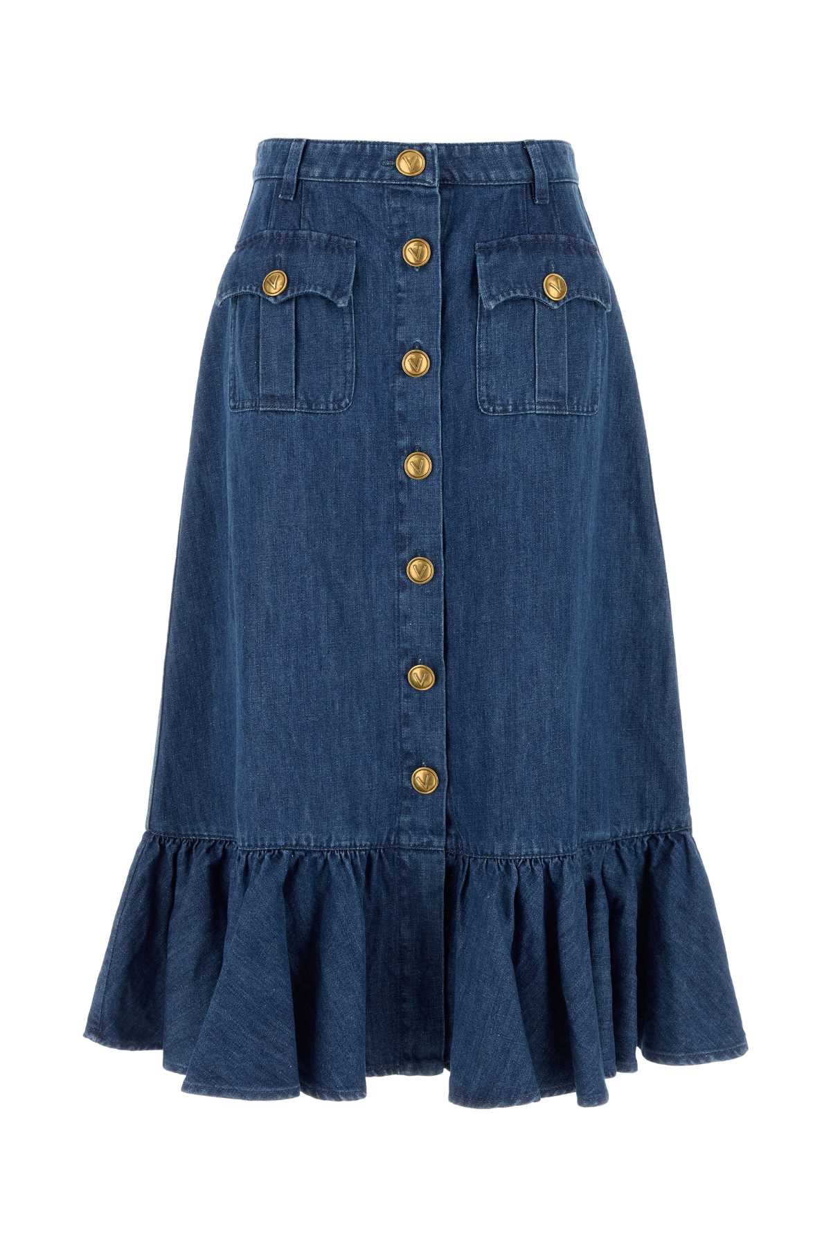 VALENTINO GARAVANI Denim Mini Skirt for Women