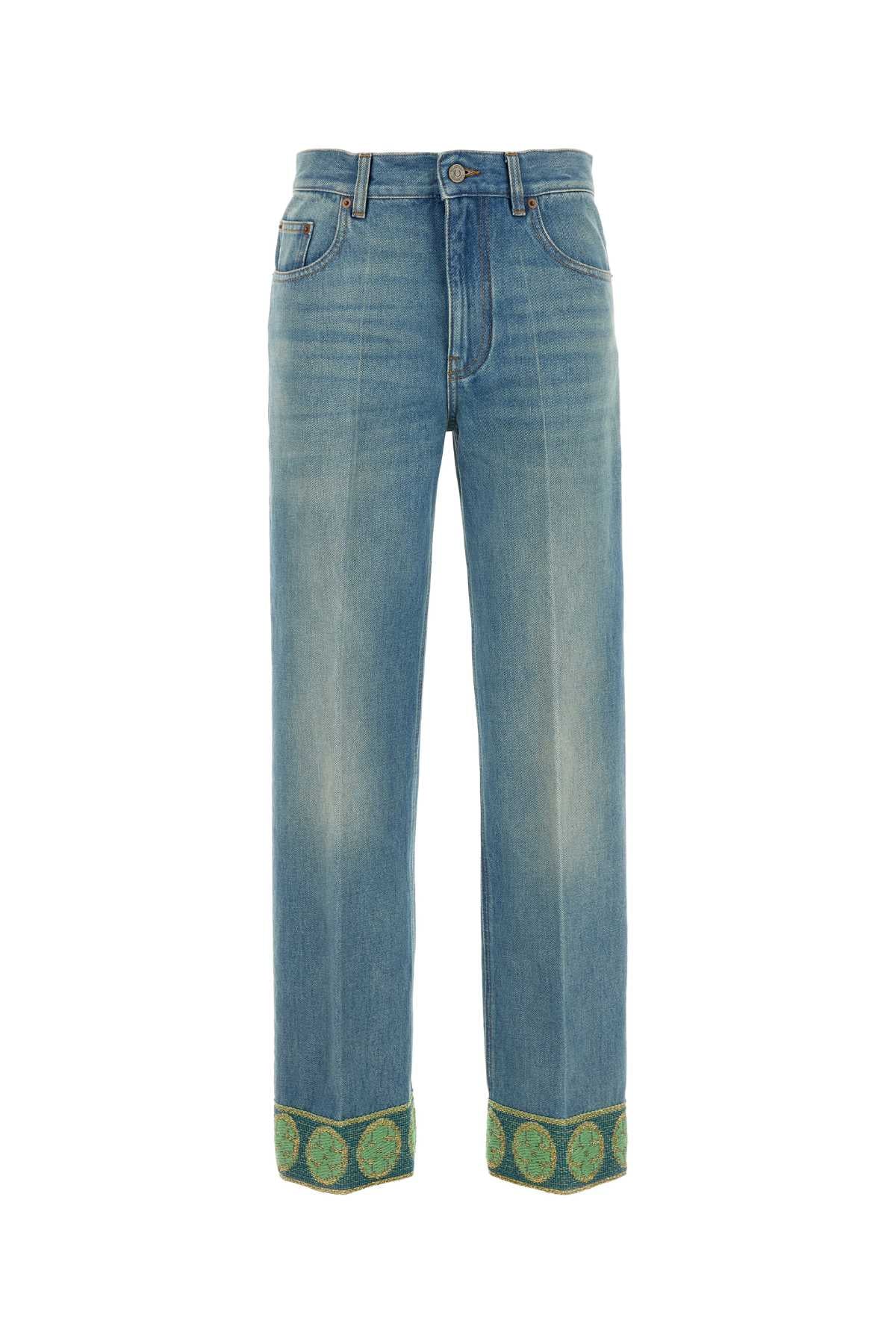 VALENTINO GARAVANI Light Blue Denim Jeans for Women