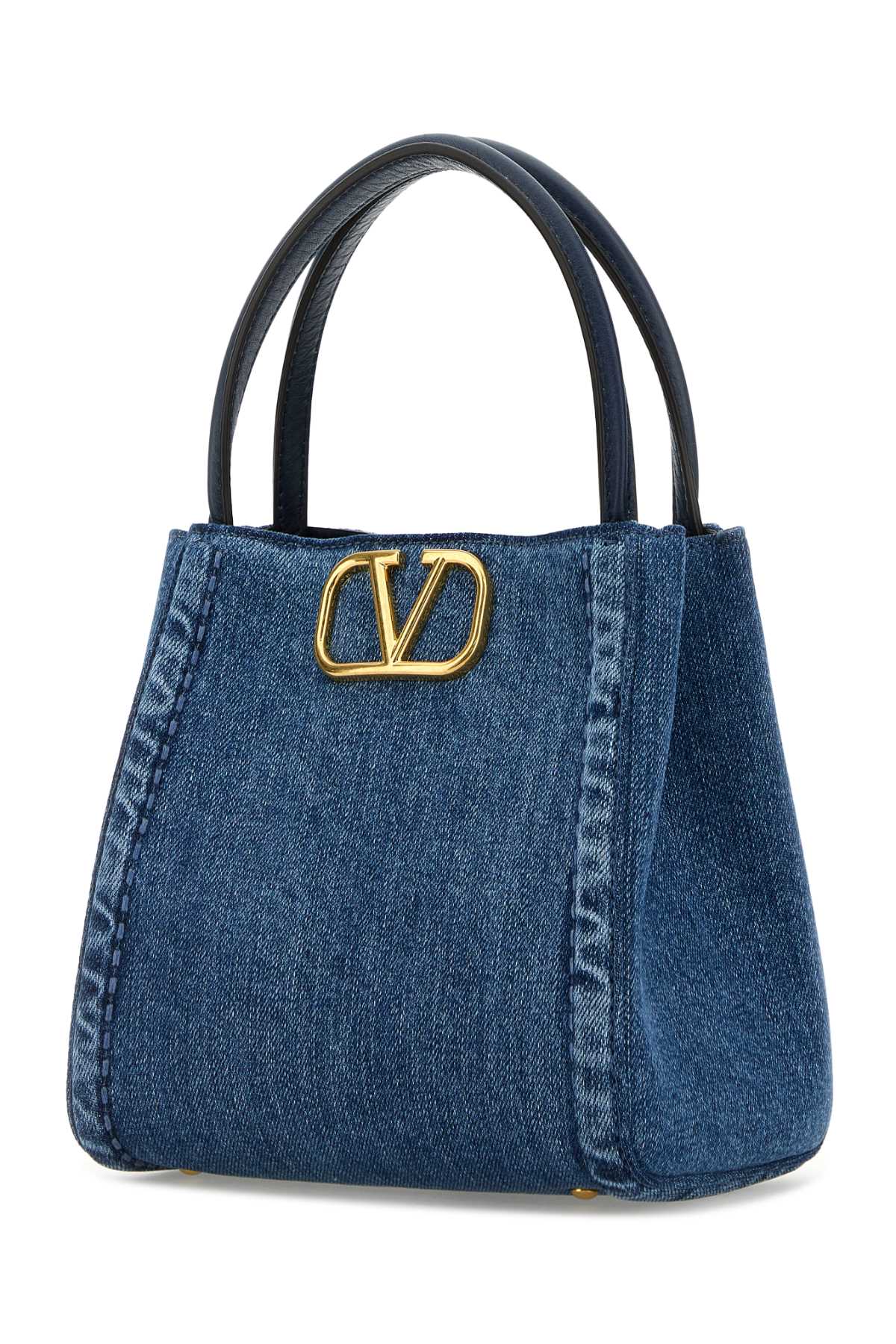 VALENTINO GARAVANI Mini Denim Small Alltime Handbag