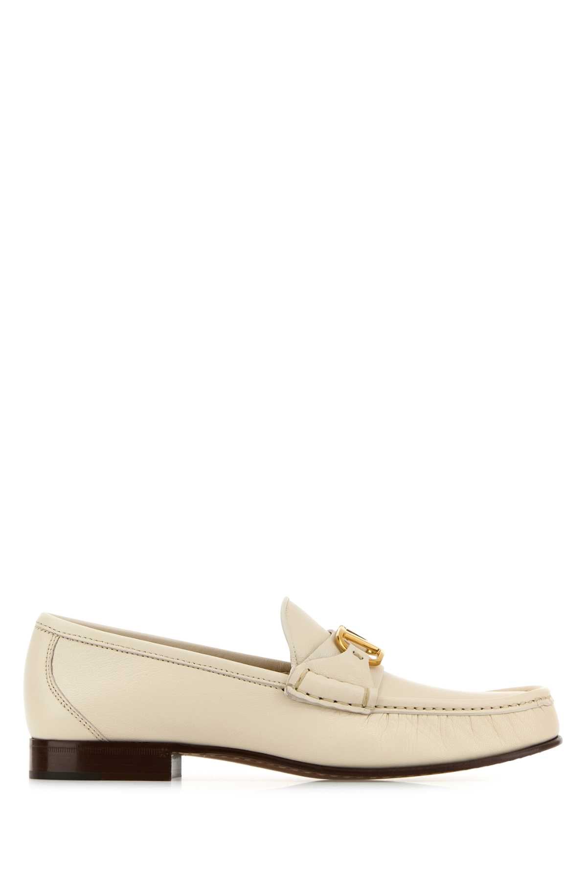 VALENTINO GARAVANI Leather VLogo Loafers for Women